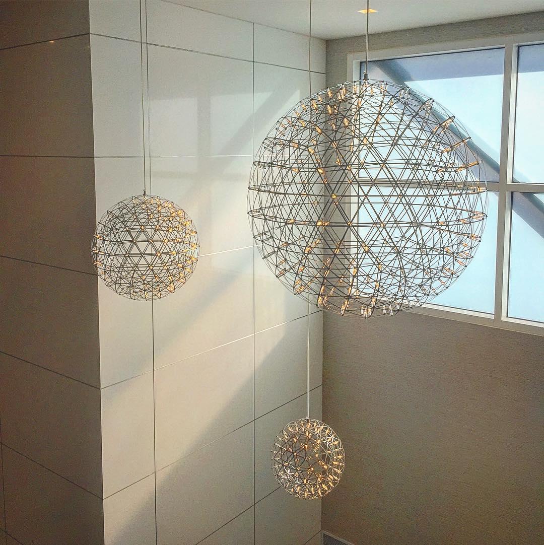 Silver Spark Ball Pendant Light - Image 37