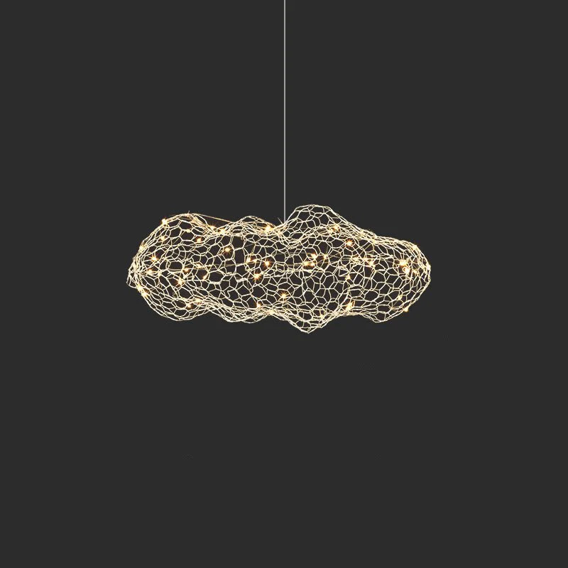 Golden Cloud Weave Pendant Light - Image 8