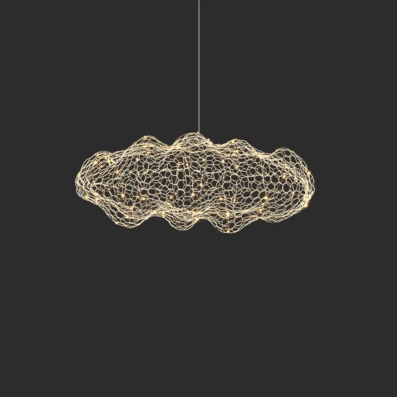 Golden Cloud Weave Pendant Light - Image 9