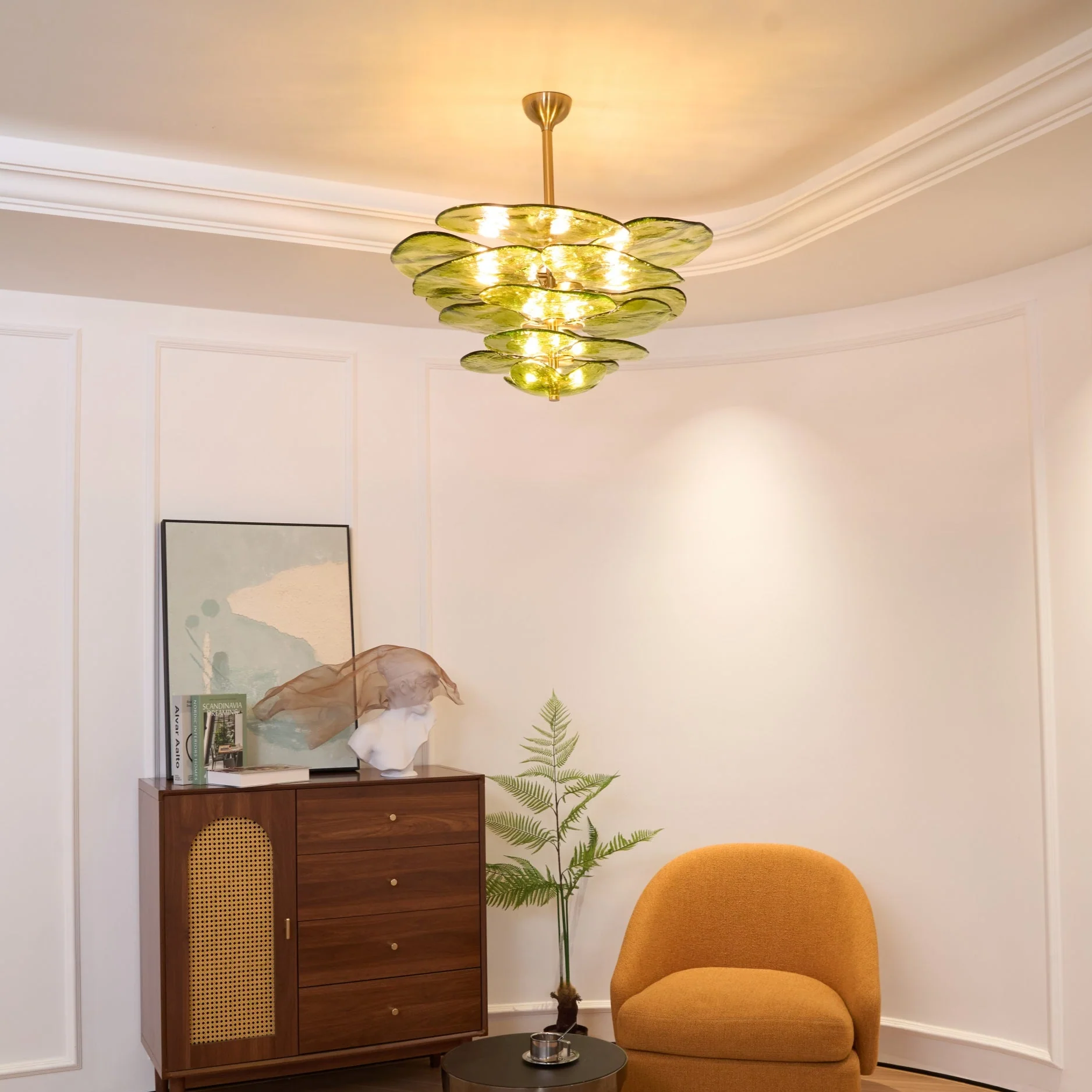 Petals Gold Murano Chandelier - Image 32