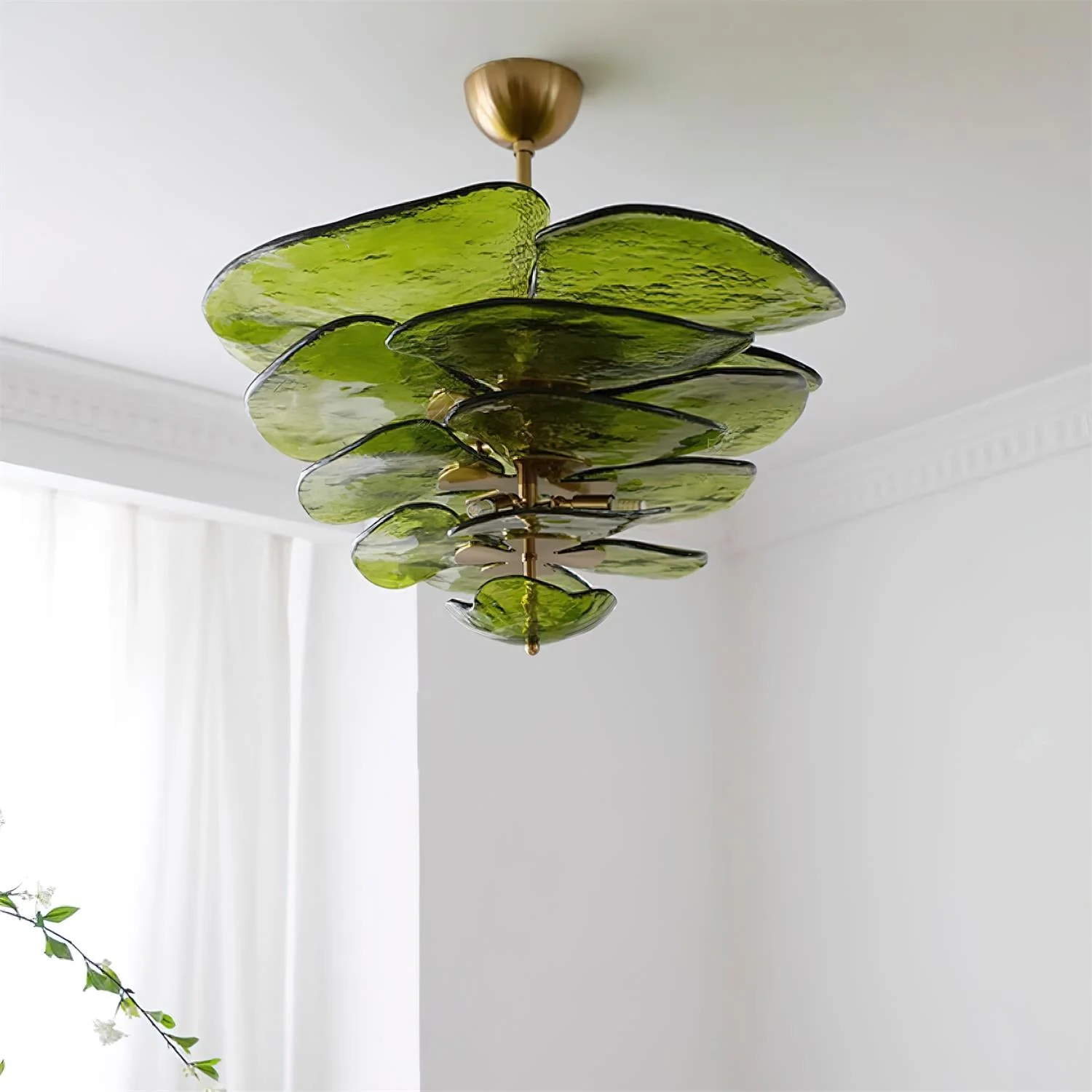 Petals Gold Murano Chandelier - Image 49