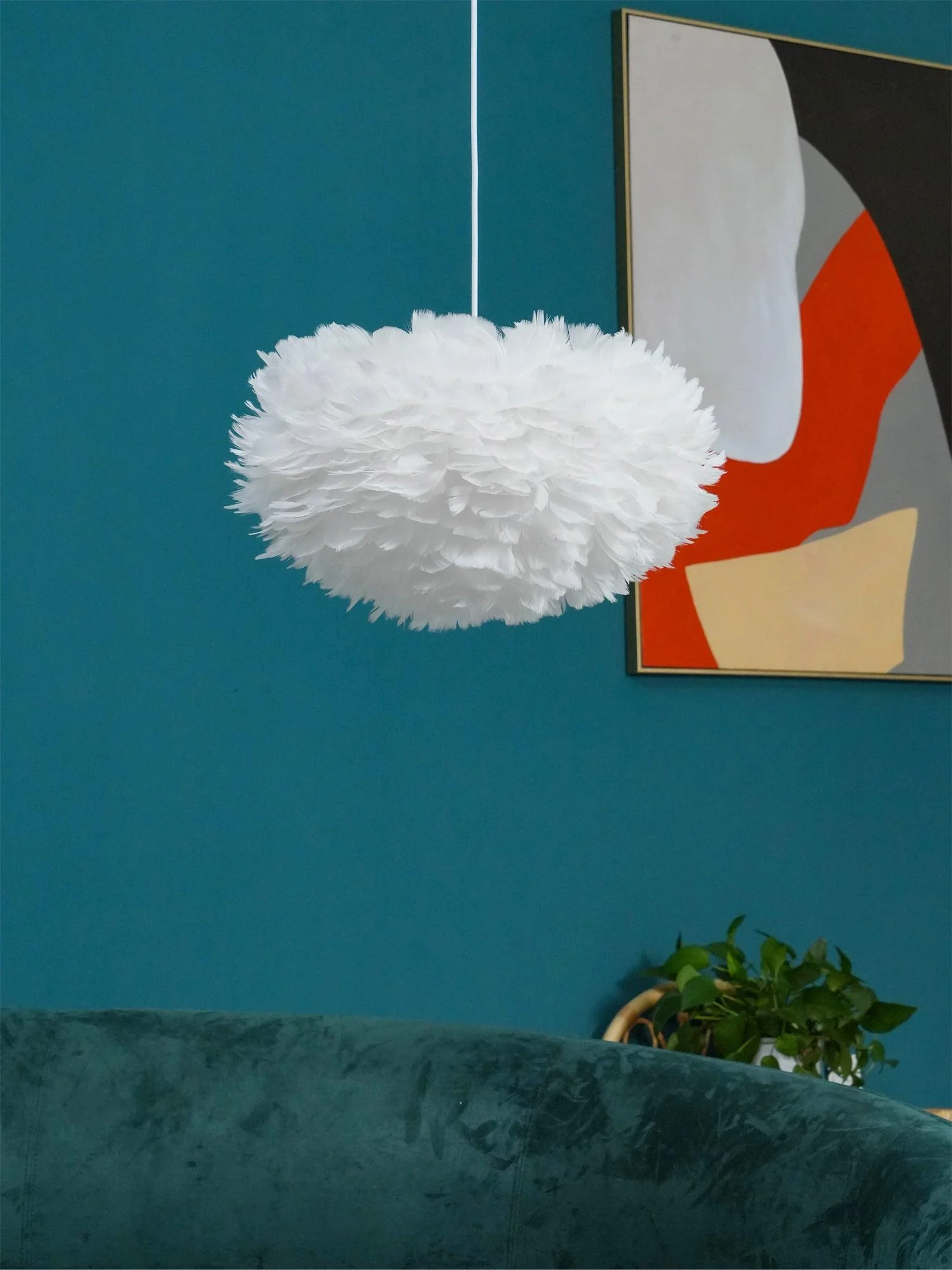Goose Feathers Pendant Lamp - Image 15