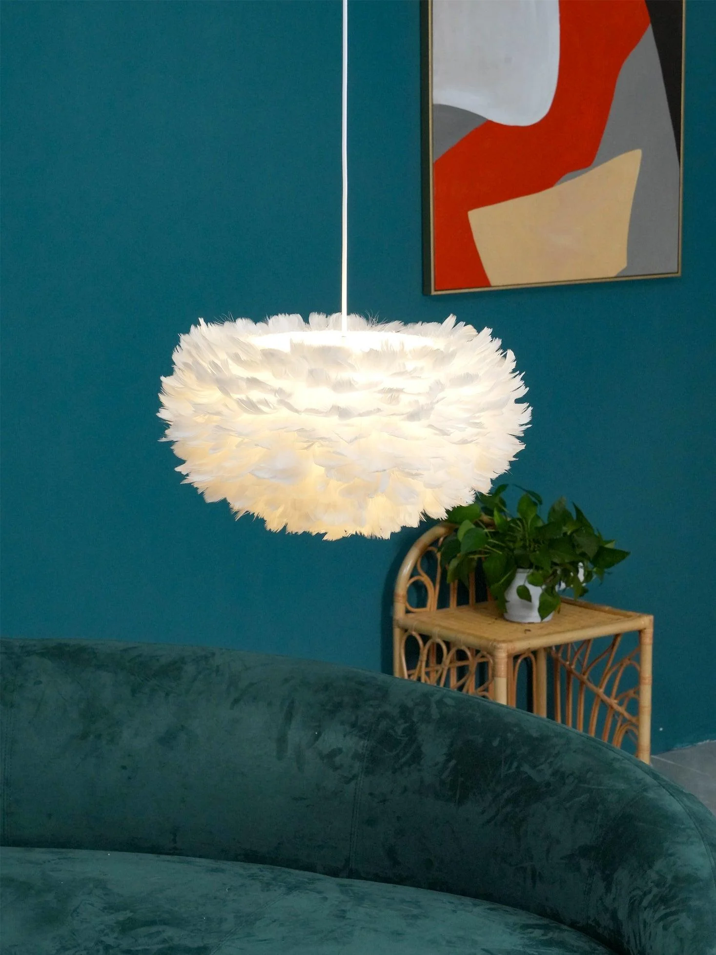 Goose Feathers Pendant Lamp - Image 16