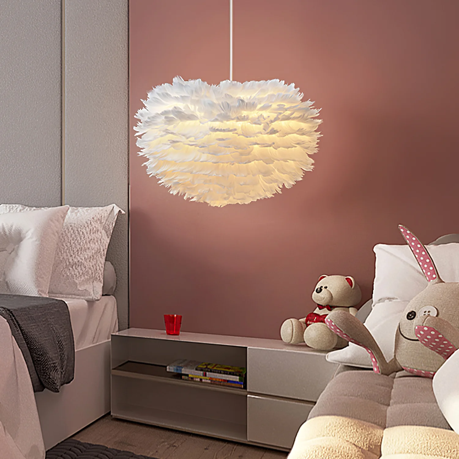 Goose Feathers Pendant Lamp - Image 33