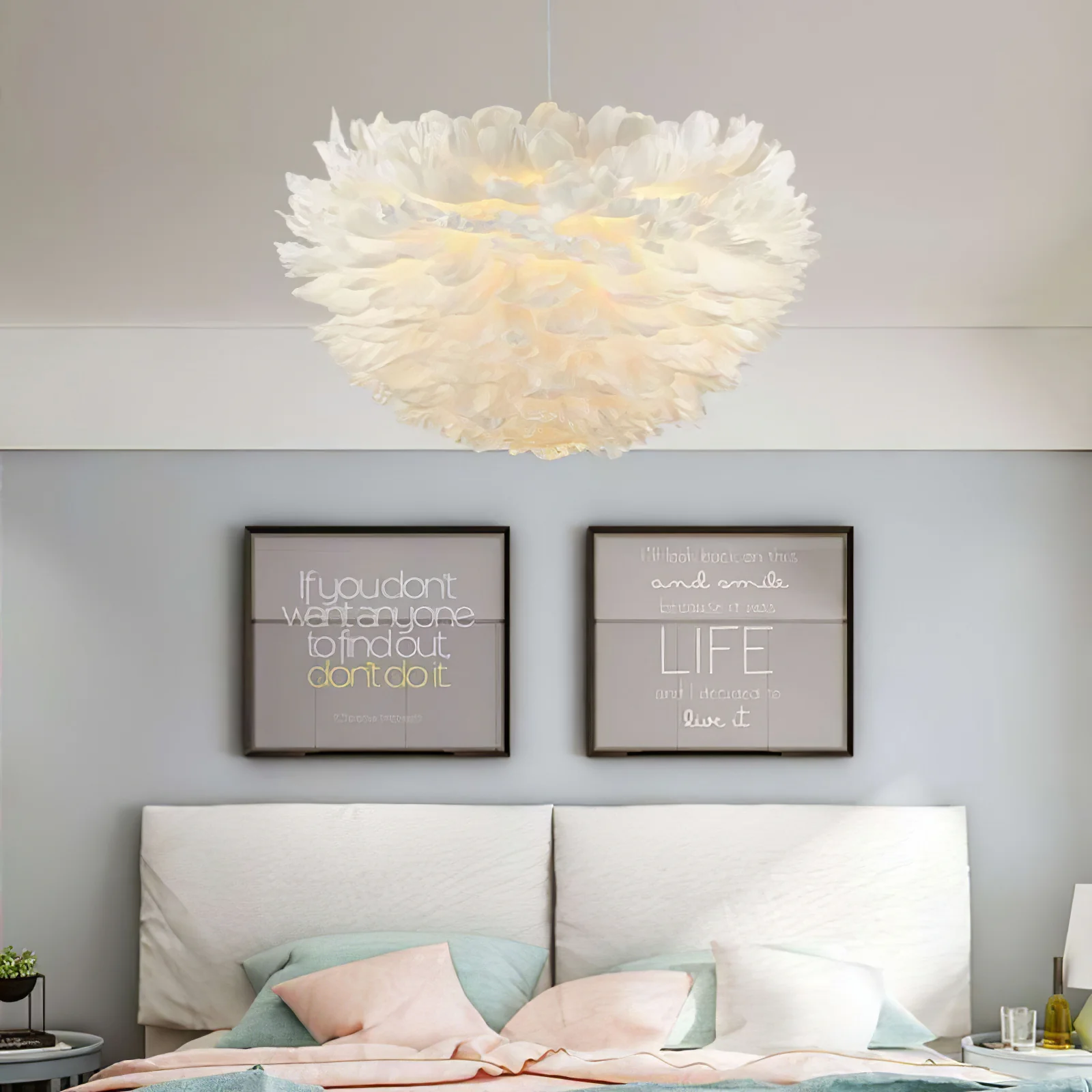 Goose Feathers Pendant Lamp - Image 4