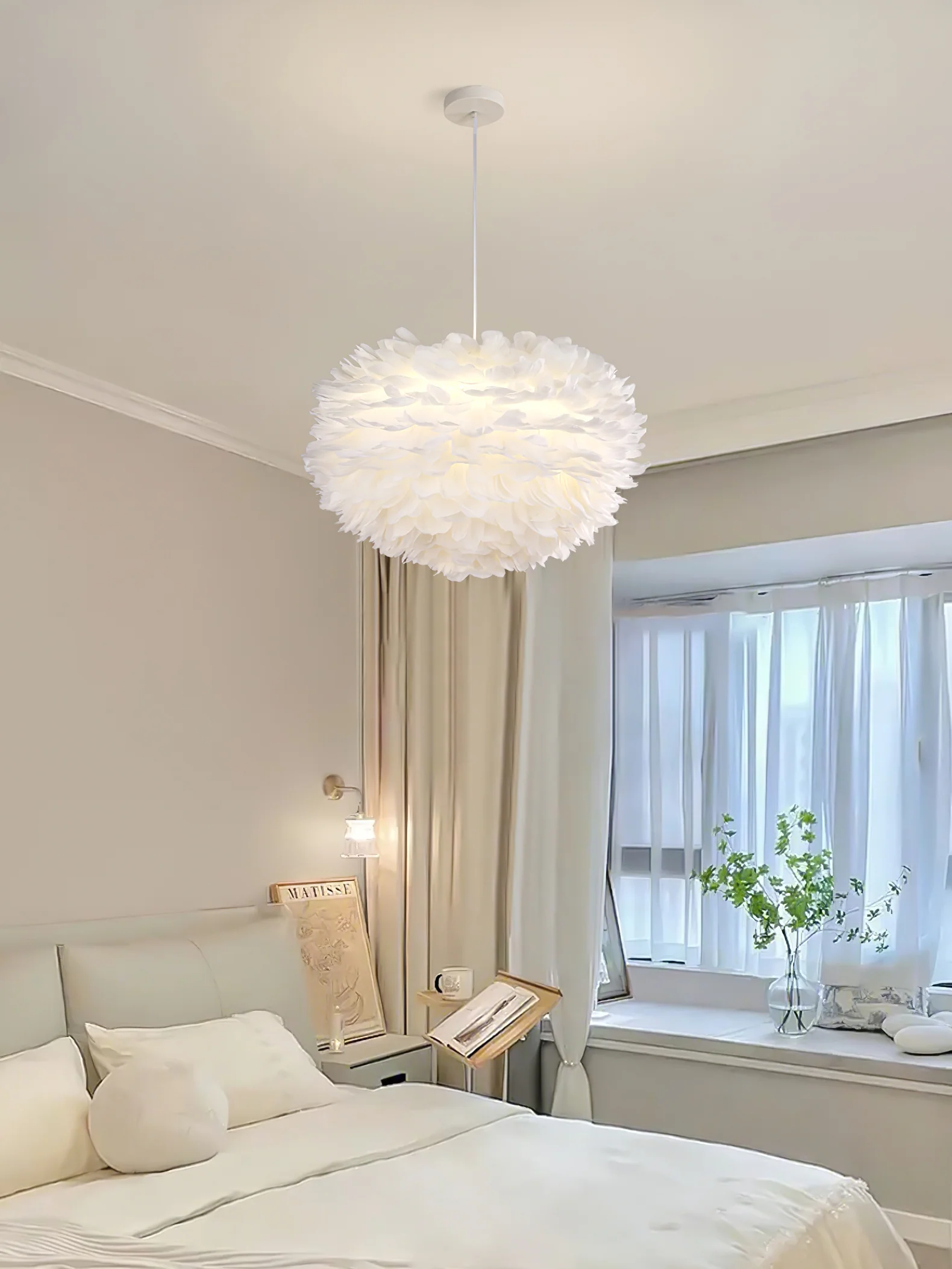 Goose Feathers Pendant Lamp - Image 7