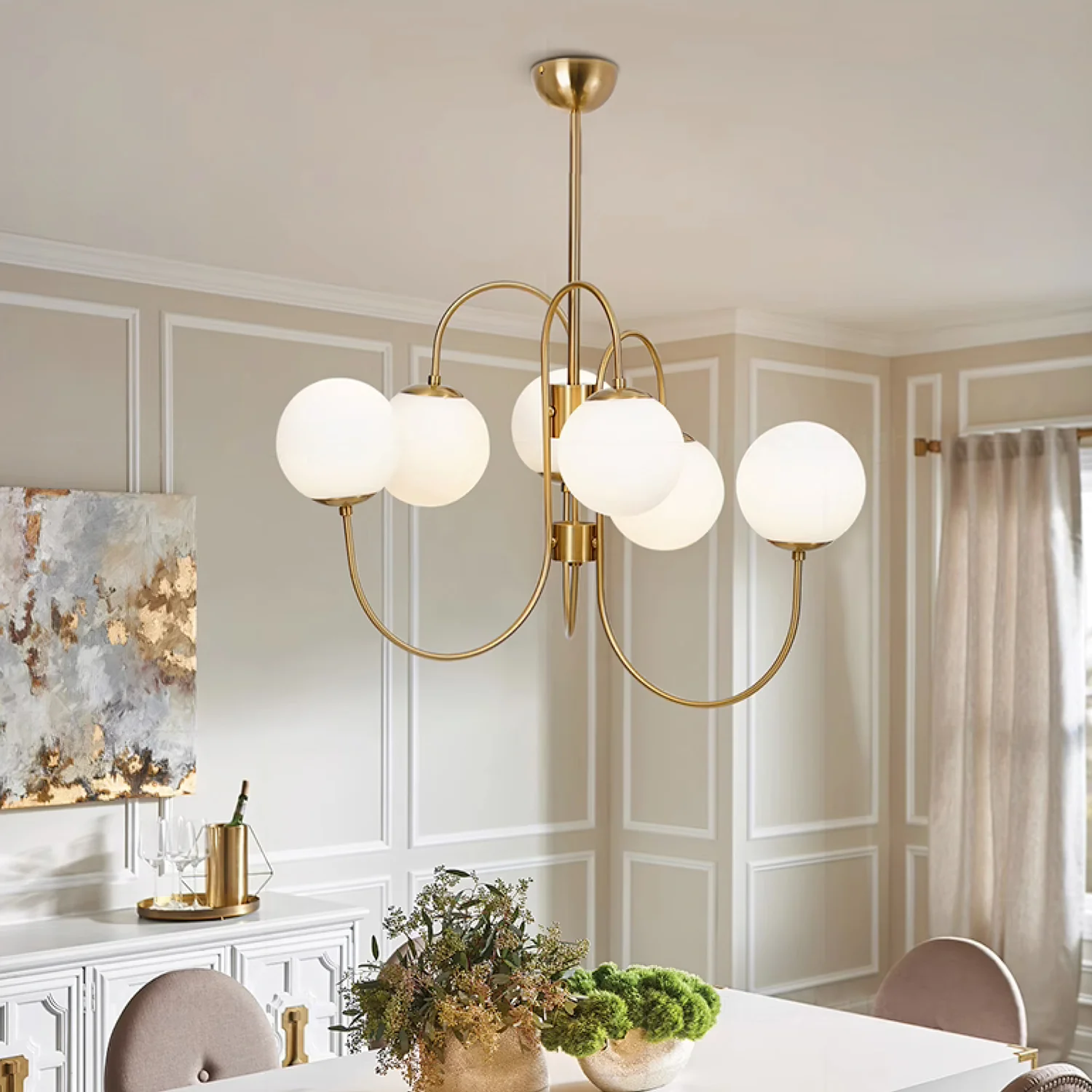 Gooseneck Chandelier - Image 2