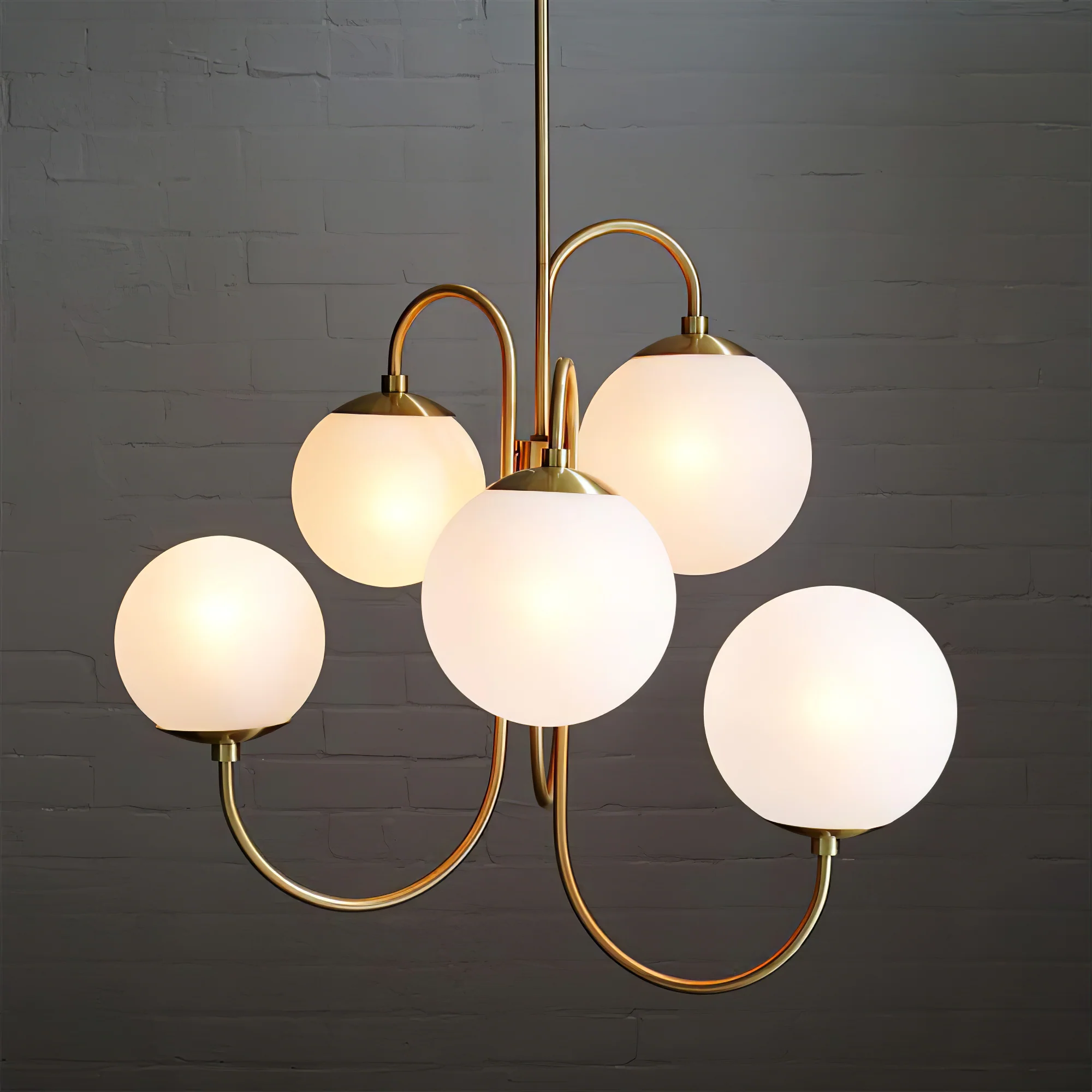 Gooseneck Chandelier - Image 60