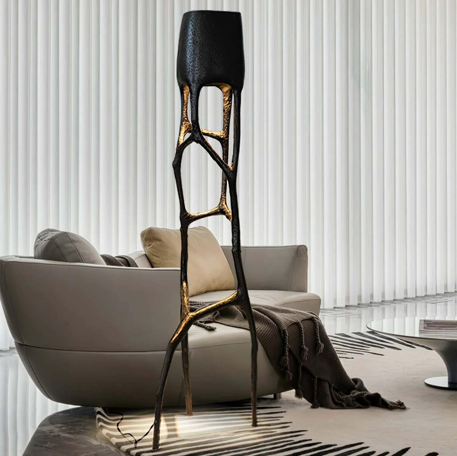 Gothic Sculpture Floor Lamp - Image 3