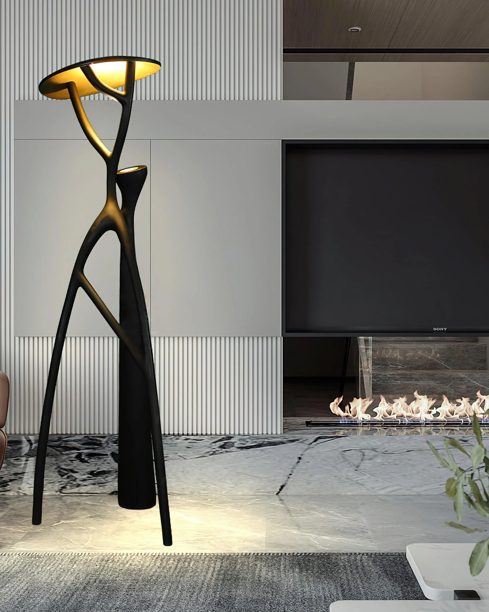 Gothic Tree Sculpture Floor Lamp - Image 37