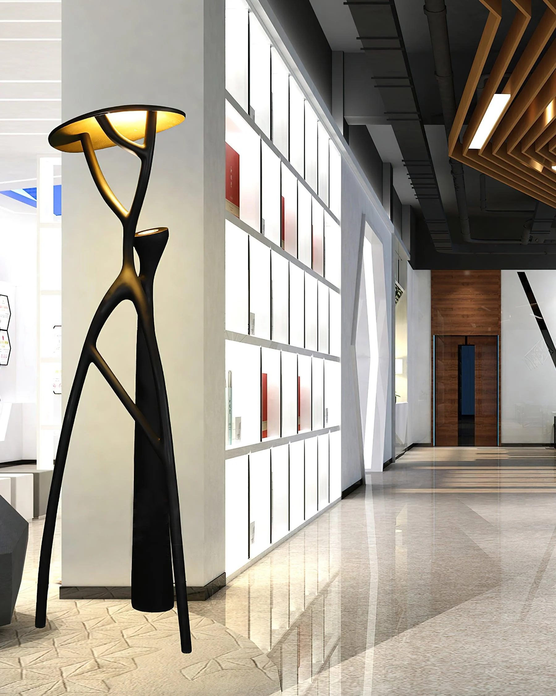Gothic Tree Sculpture Floor Lamp - Image 39