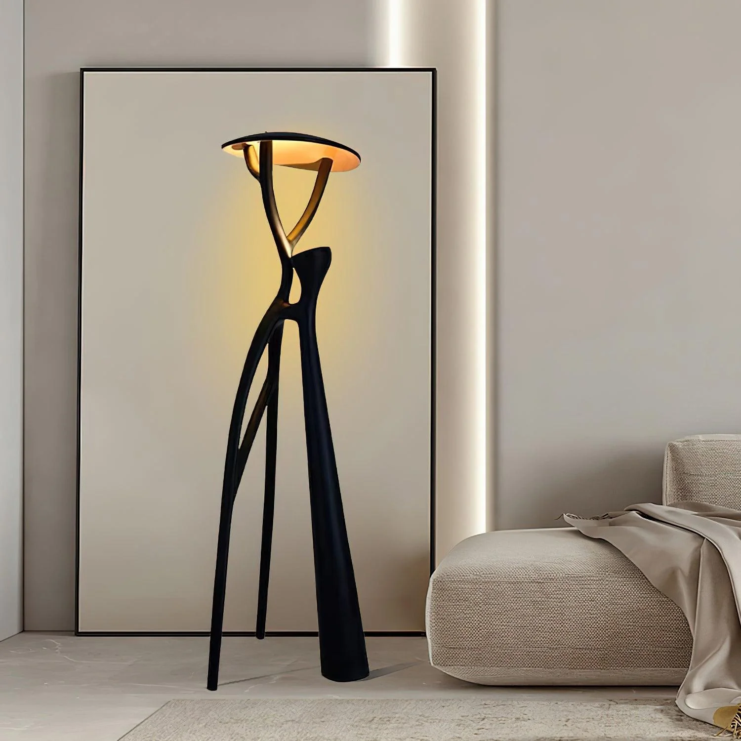 Gothic Tree Sculpture Floor Lamp - Image 6