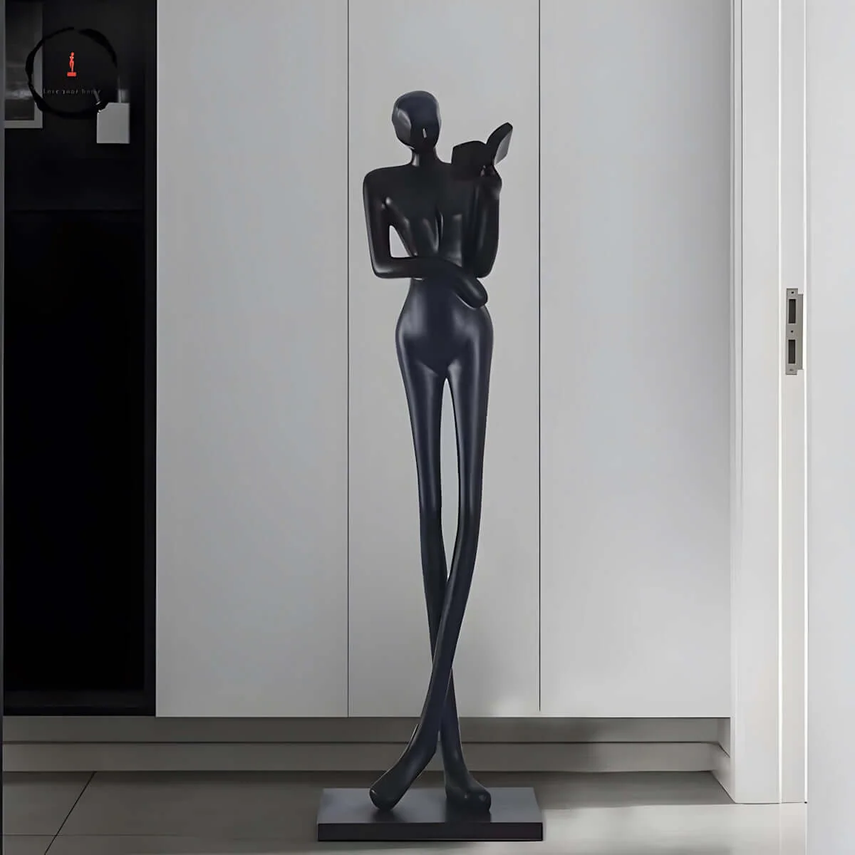 Graceful Reader Sculpture Ornaments - Image 2