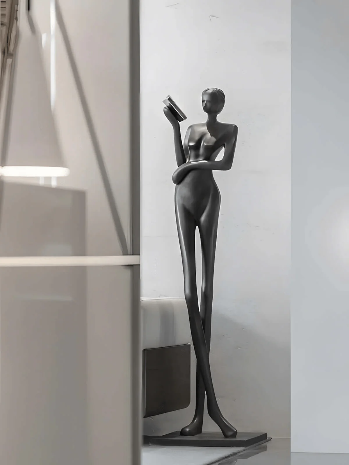 Graceful Reader Sculpture Ornaments - Image 4