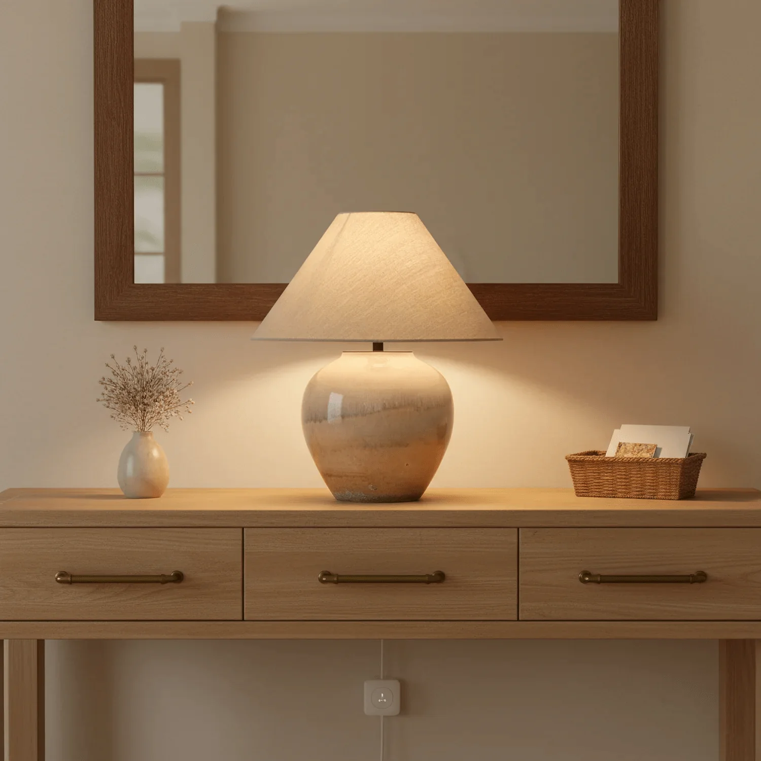 Gradient Hued Ceramic Jar Table Lamp - Image 13