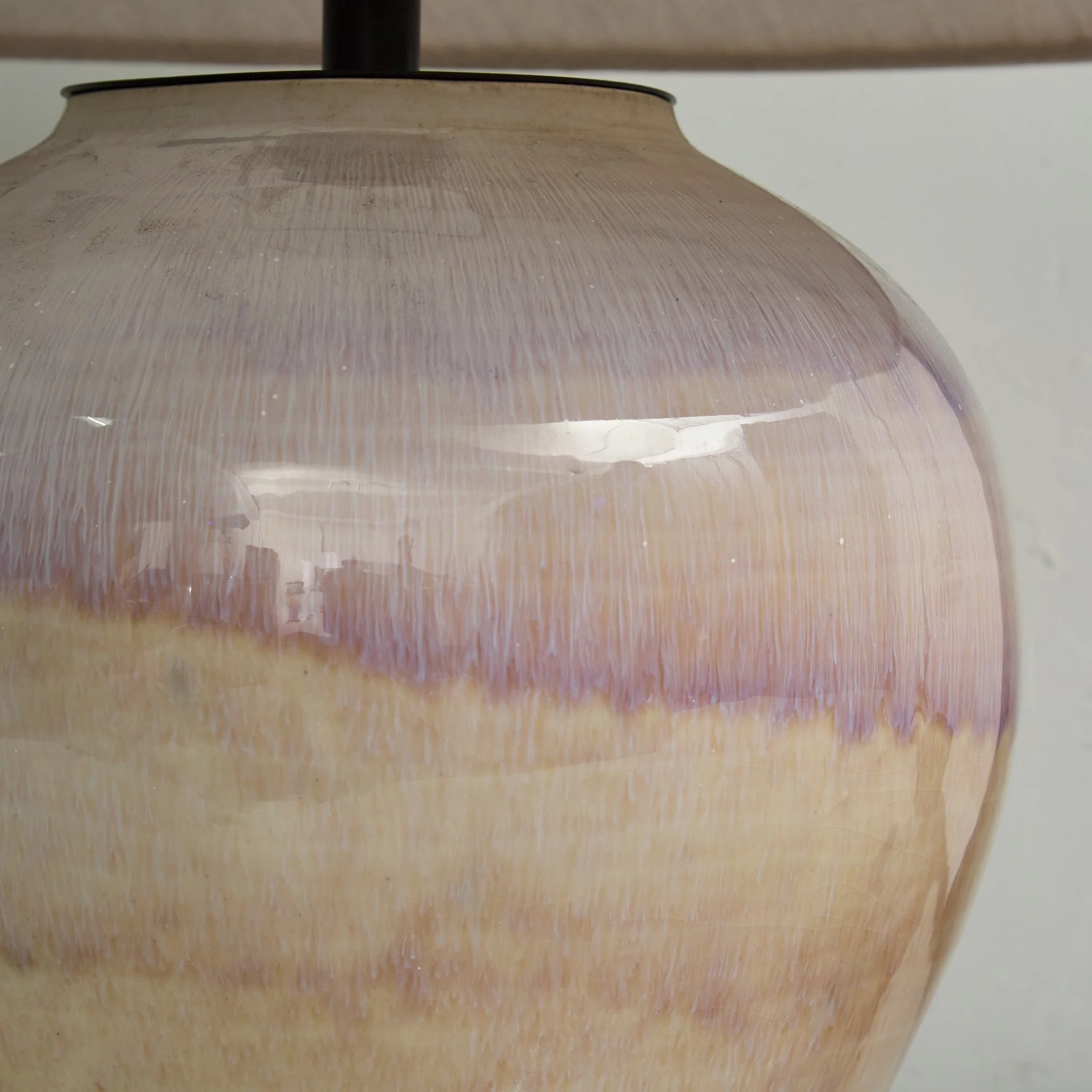 Gradient Hued Ceramic Jar Table Lamp - Image 8