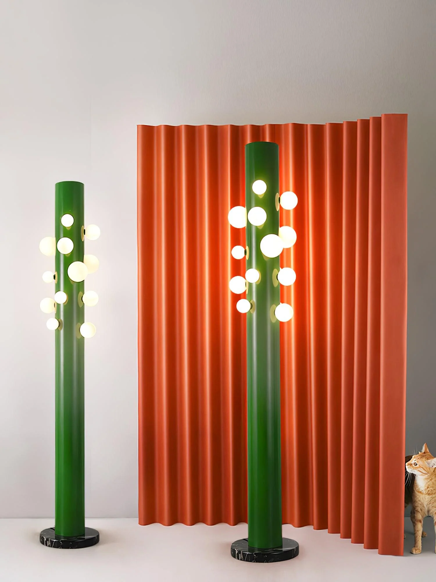 Green Apes Floor Lamp - Image 4