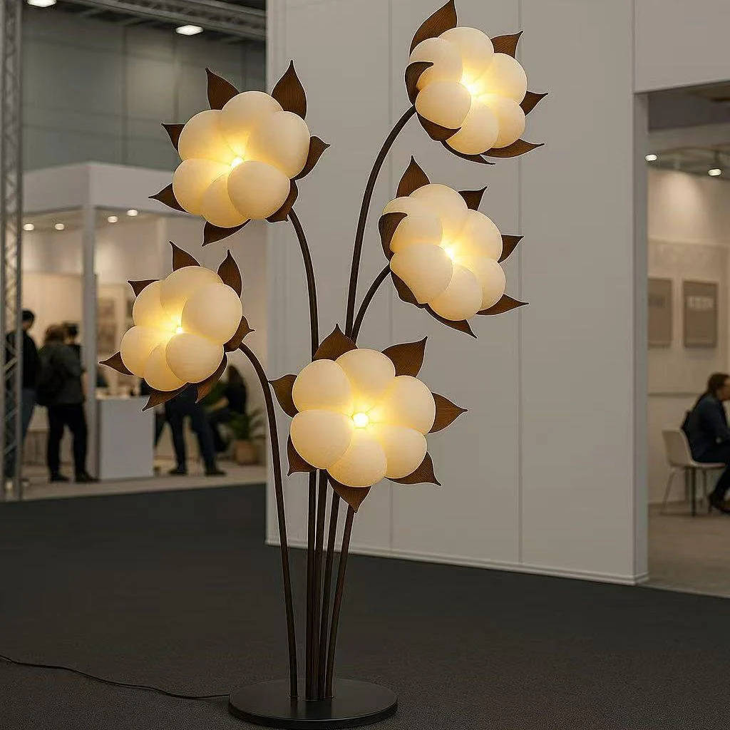 Green Blossom Floor Lamp - Image 11