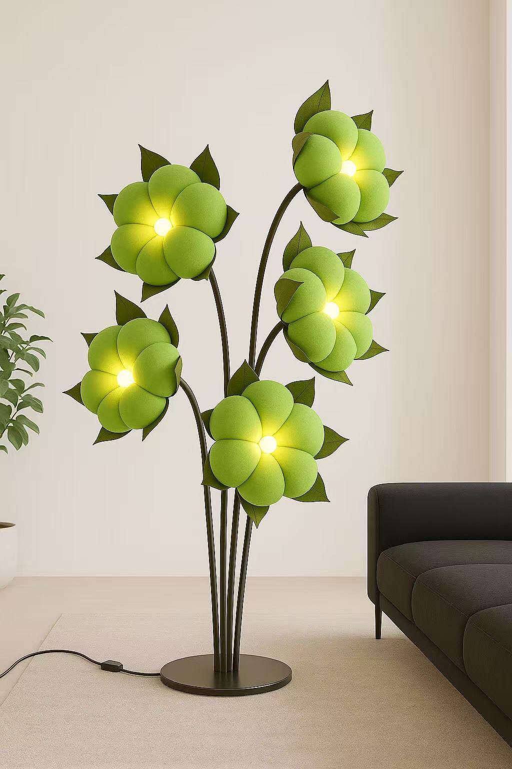 Green Blossom Floor Lamp - Image 13