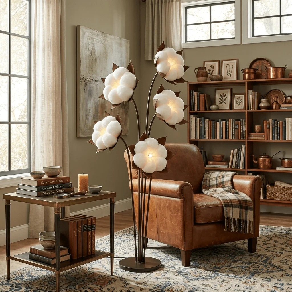 Green Blossom Floor Lamp - Image 4