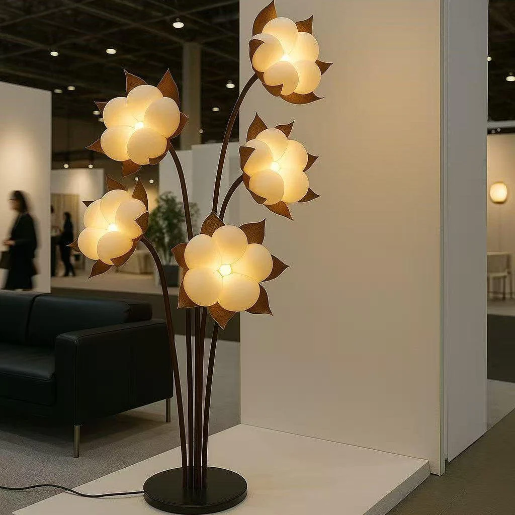Green Blossom Floor Lamp - Image 8