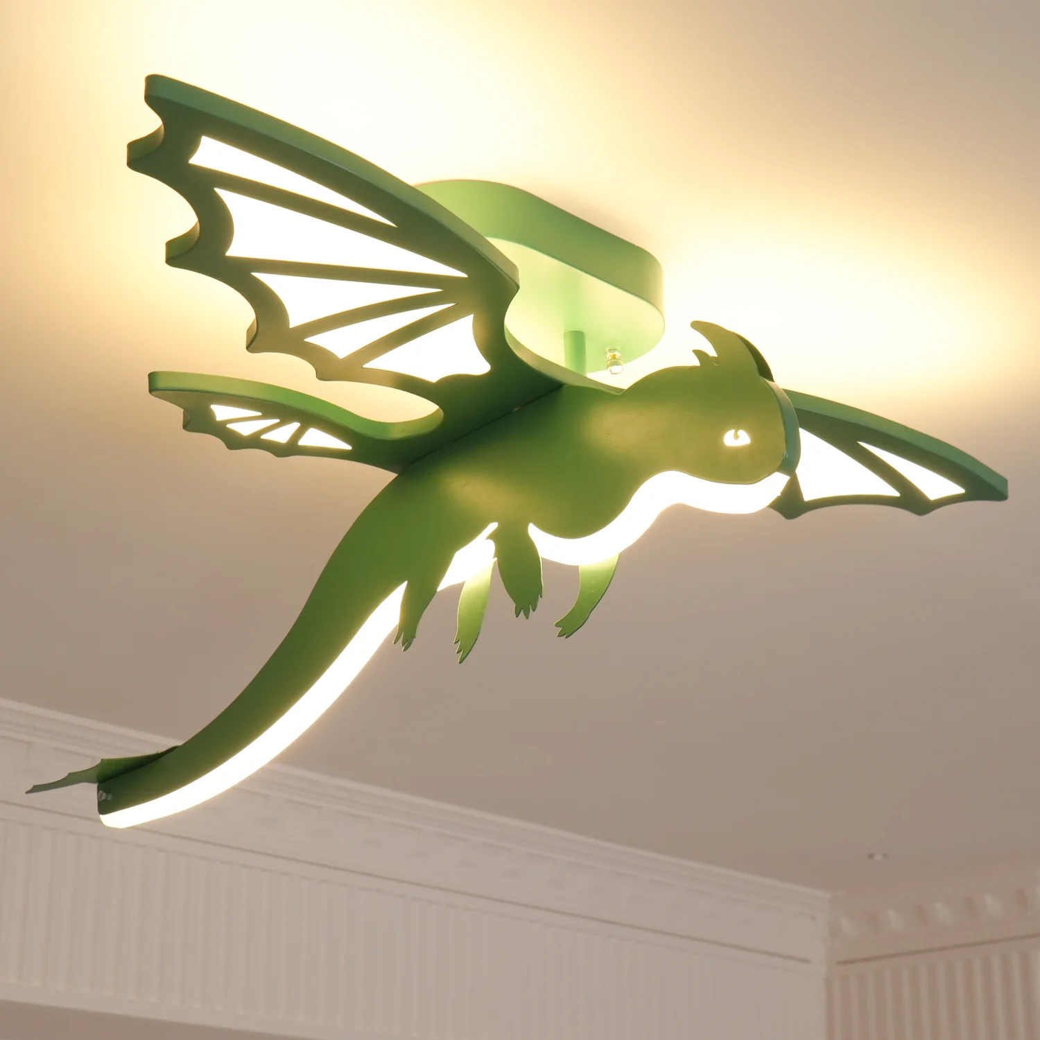Green Dinosaur Ceiling Light - Image 28