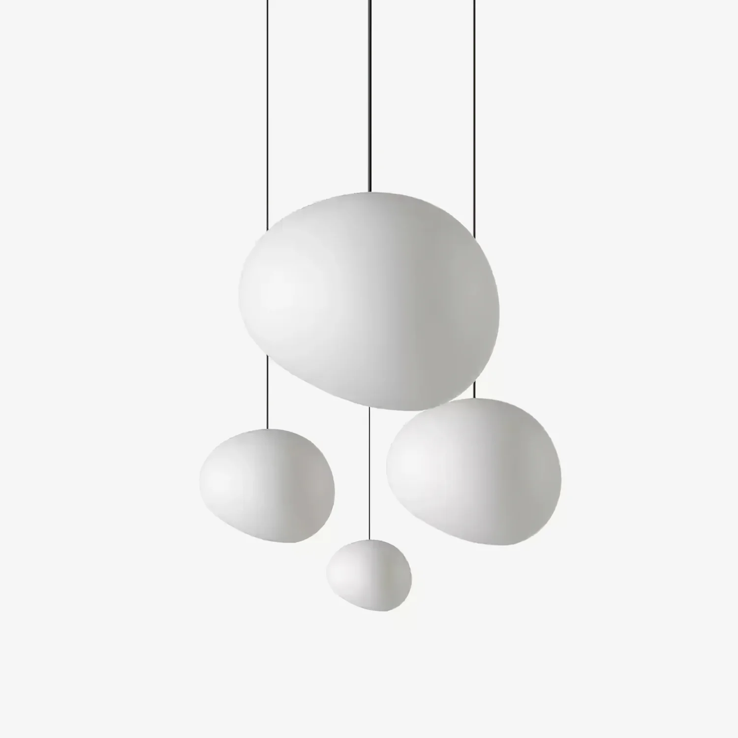 Gregg Stone Shape Glass Pendant Light