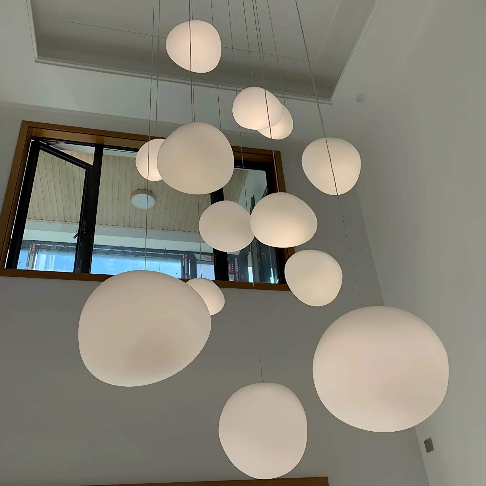 Gregg Stone Shape Glass Pendant Light - Image 44
