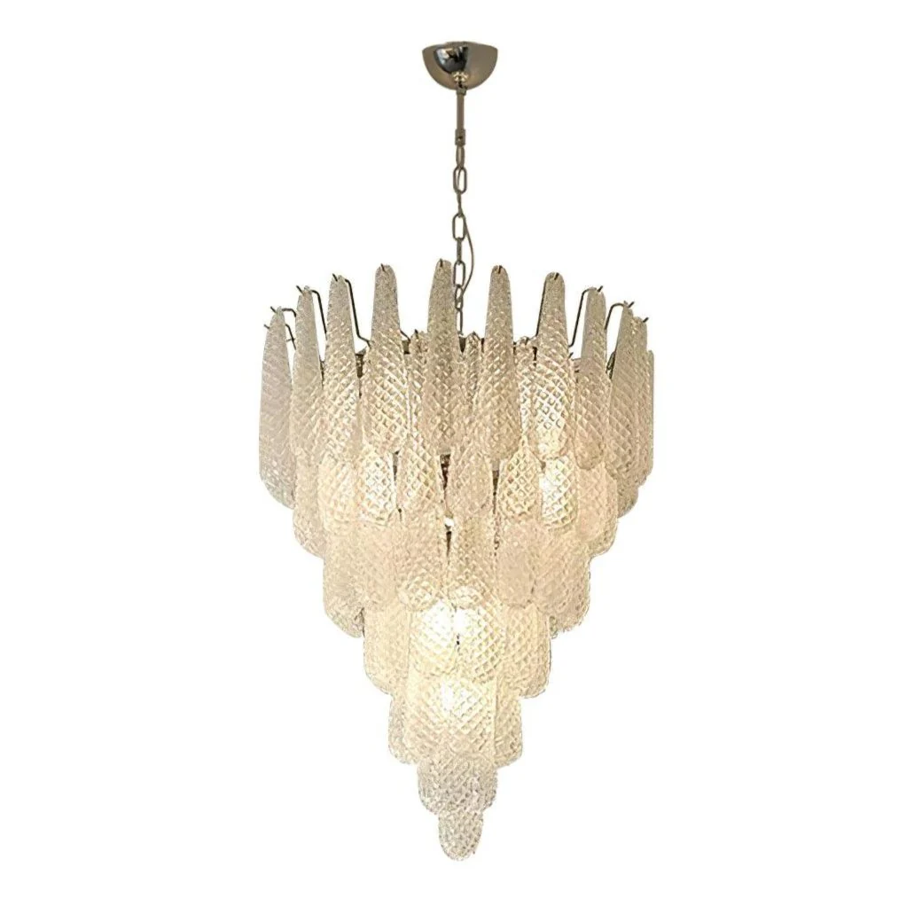 Grid Glass Waterfall Chandelier - Image 45