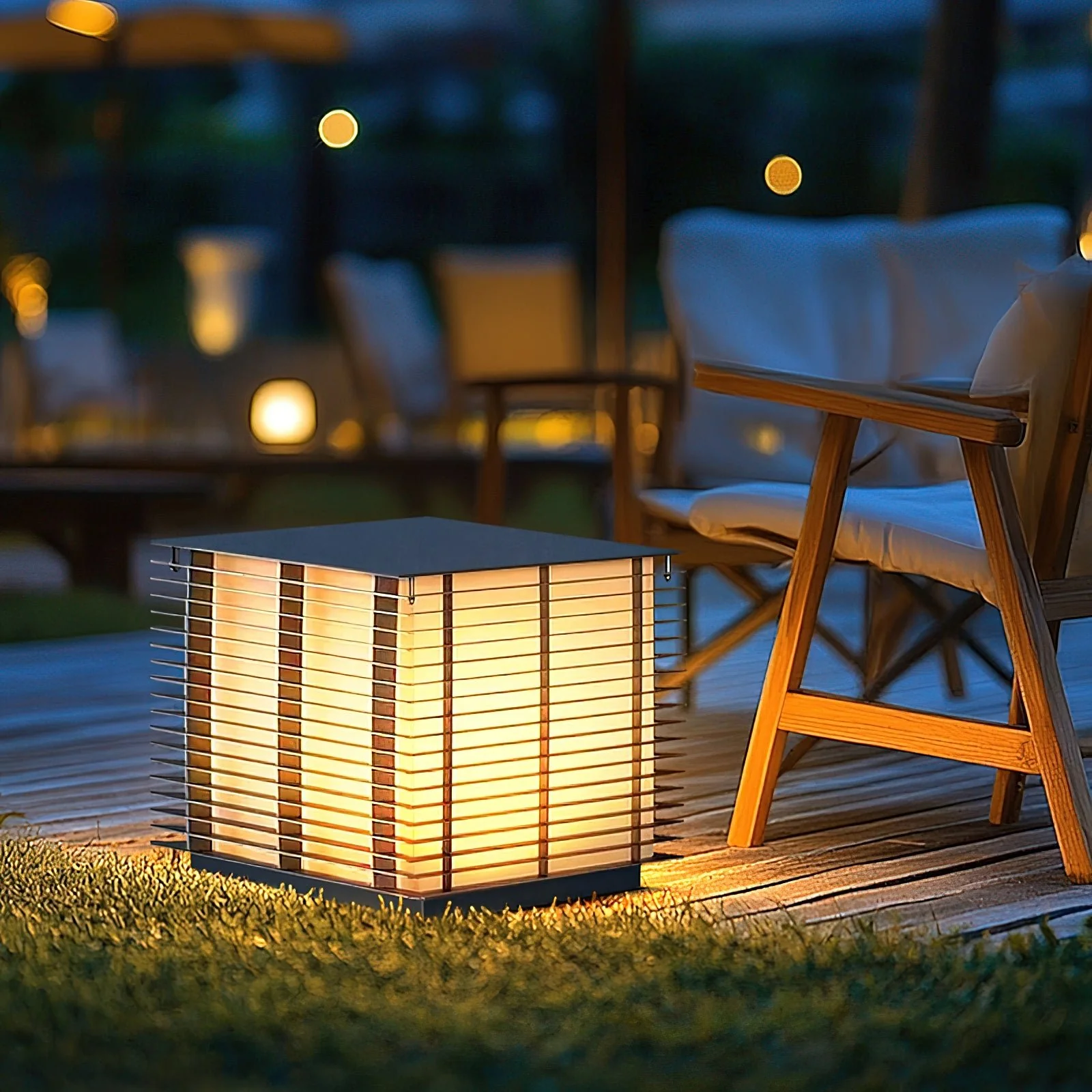 Grid Post Outdoor Light - Image 3