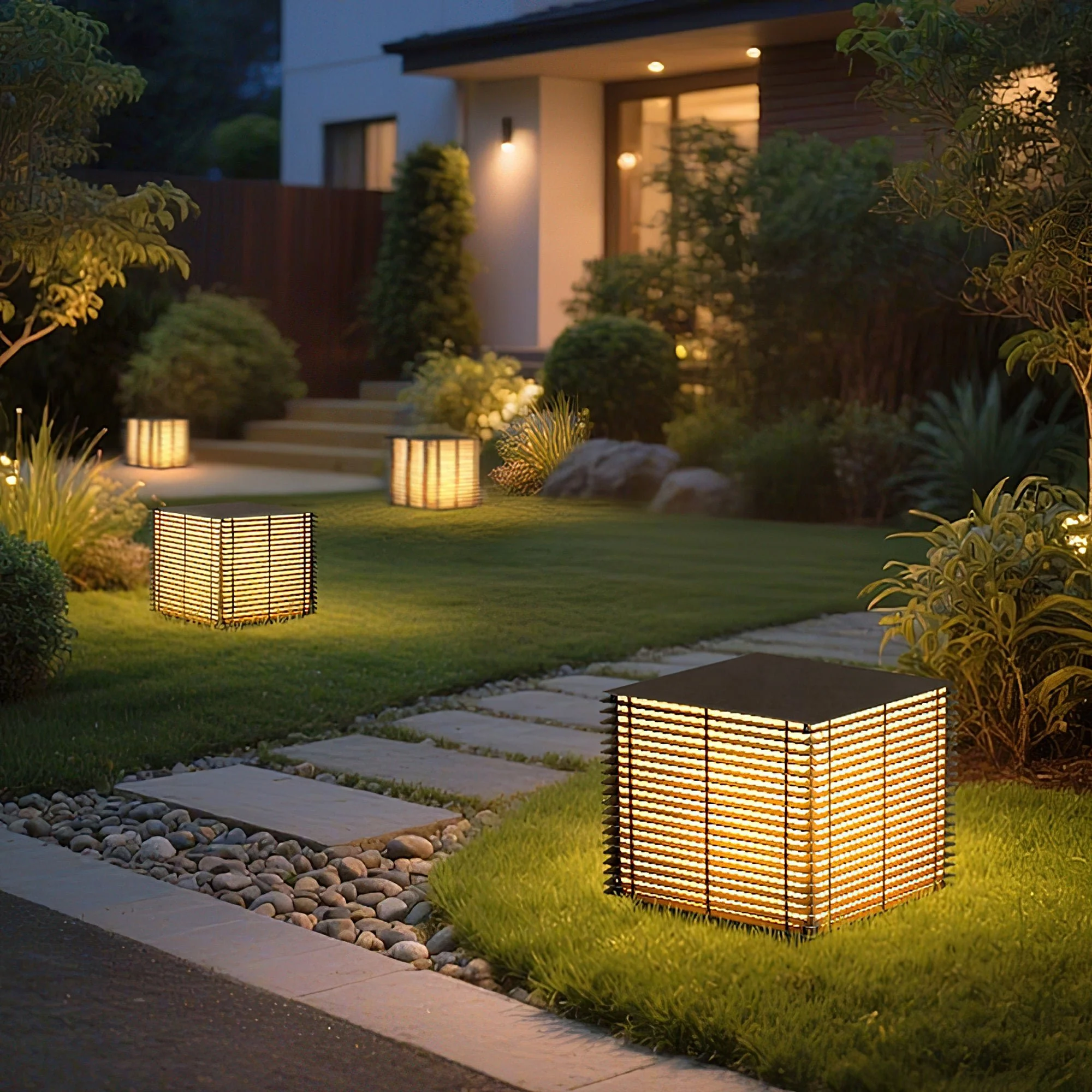 Grid Post Outdoor Light - Image 6