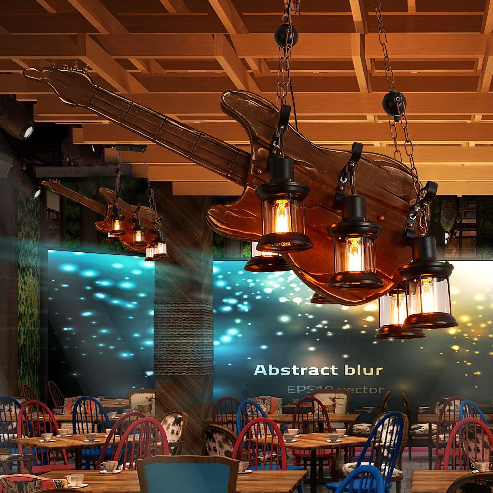 Guitar Pendant Light - Image 12