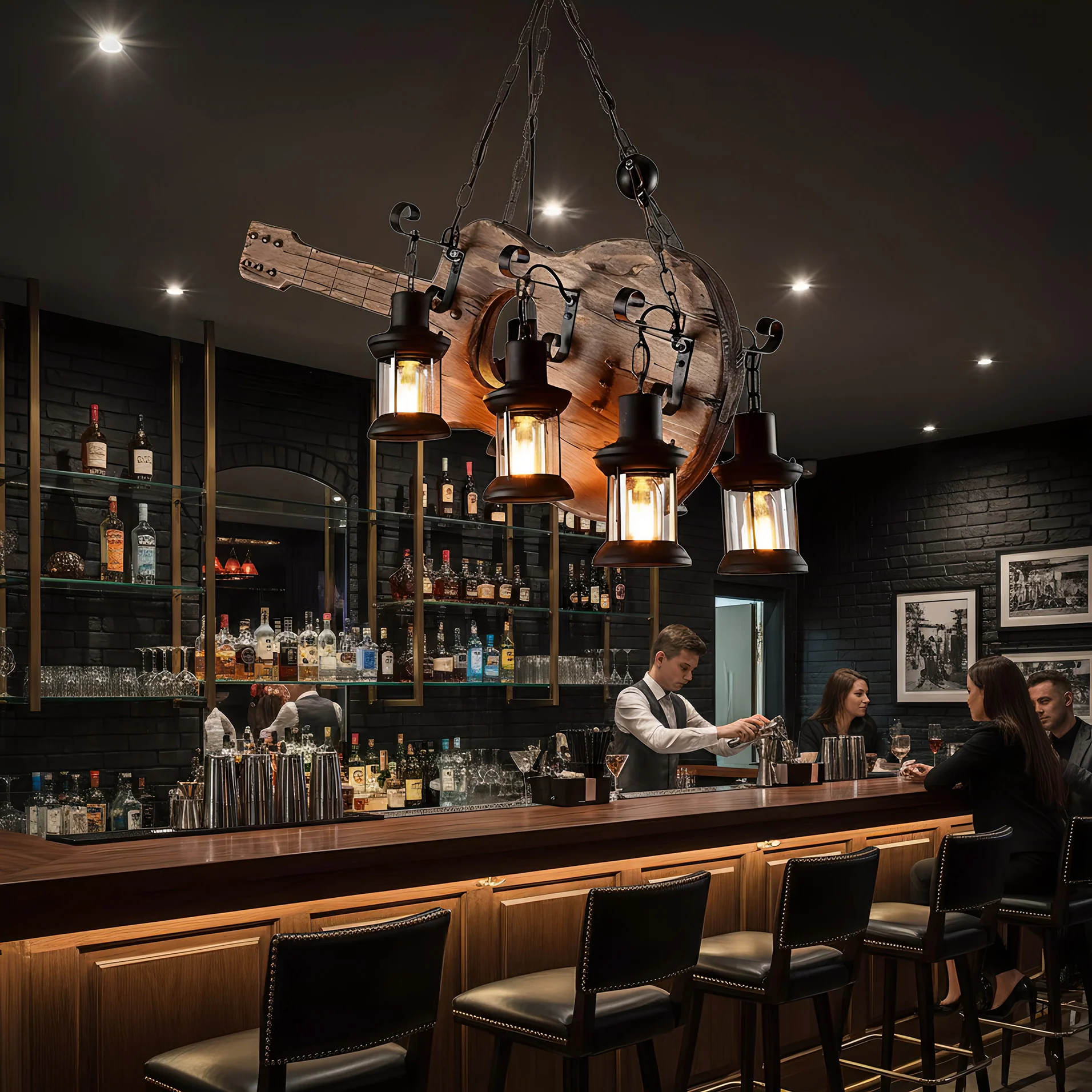Guitar Pendant Light - Image 9