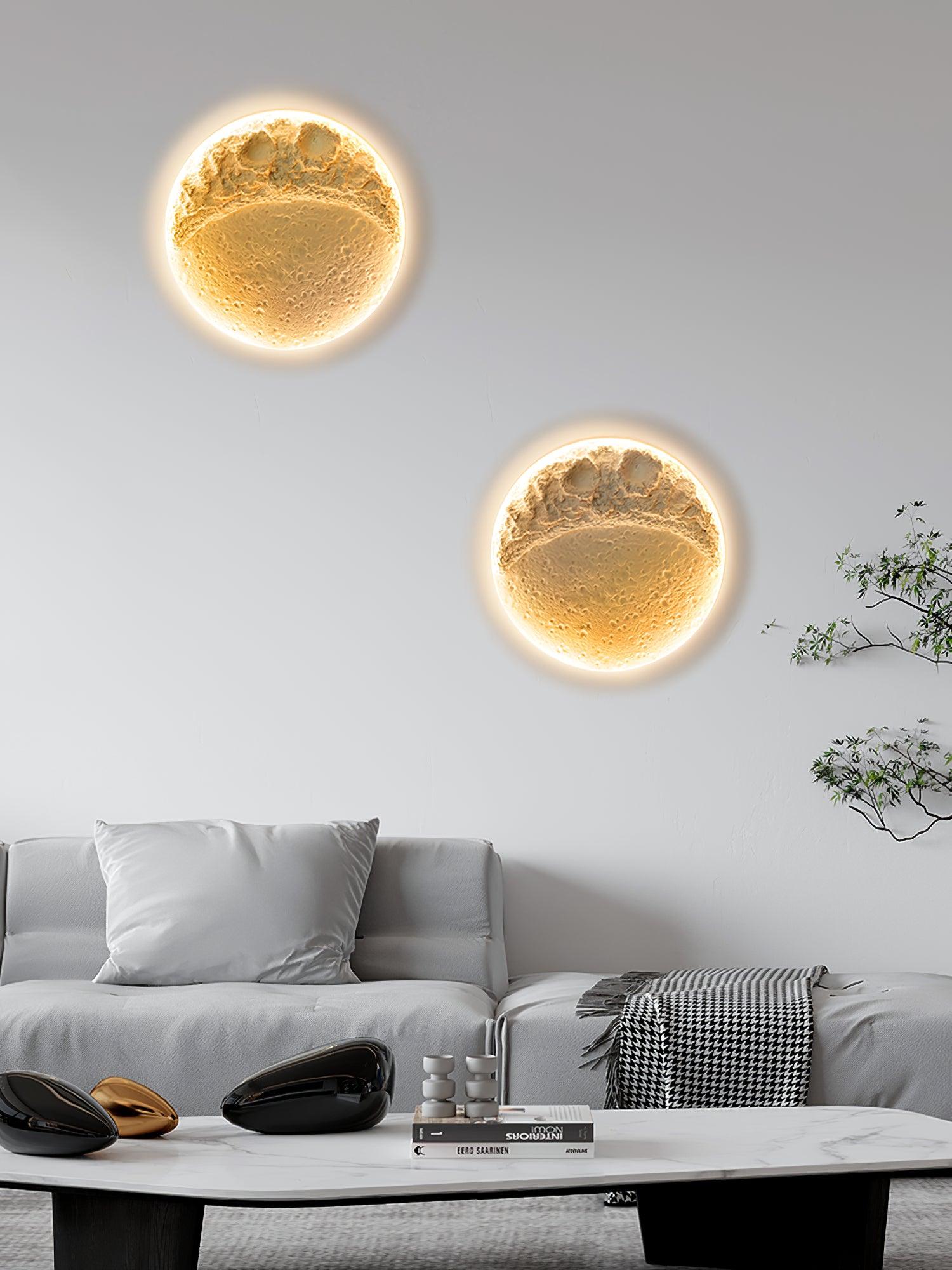 Gypsum Moon Wall Lamp - Image 11