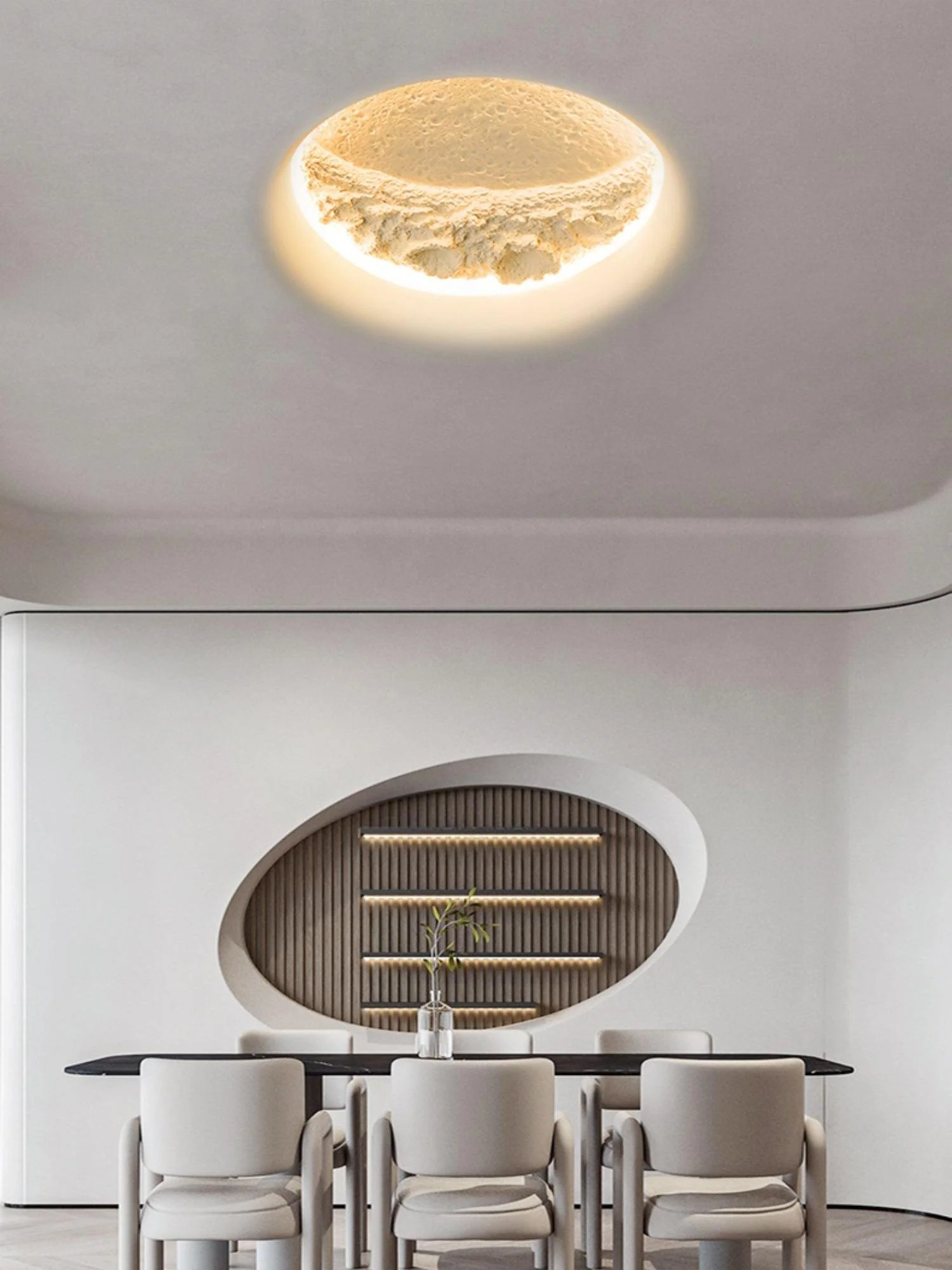 Gypsum Moon Wall Lamp - Image 13