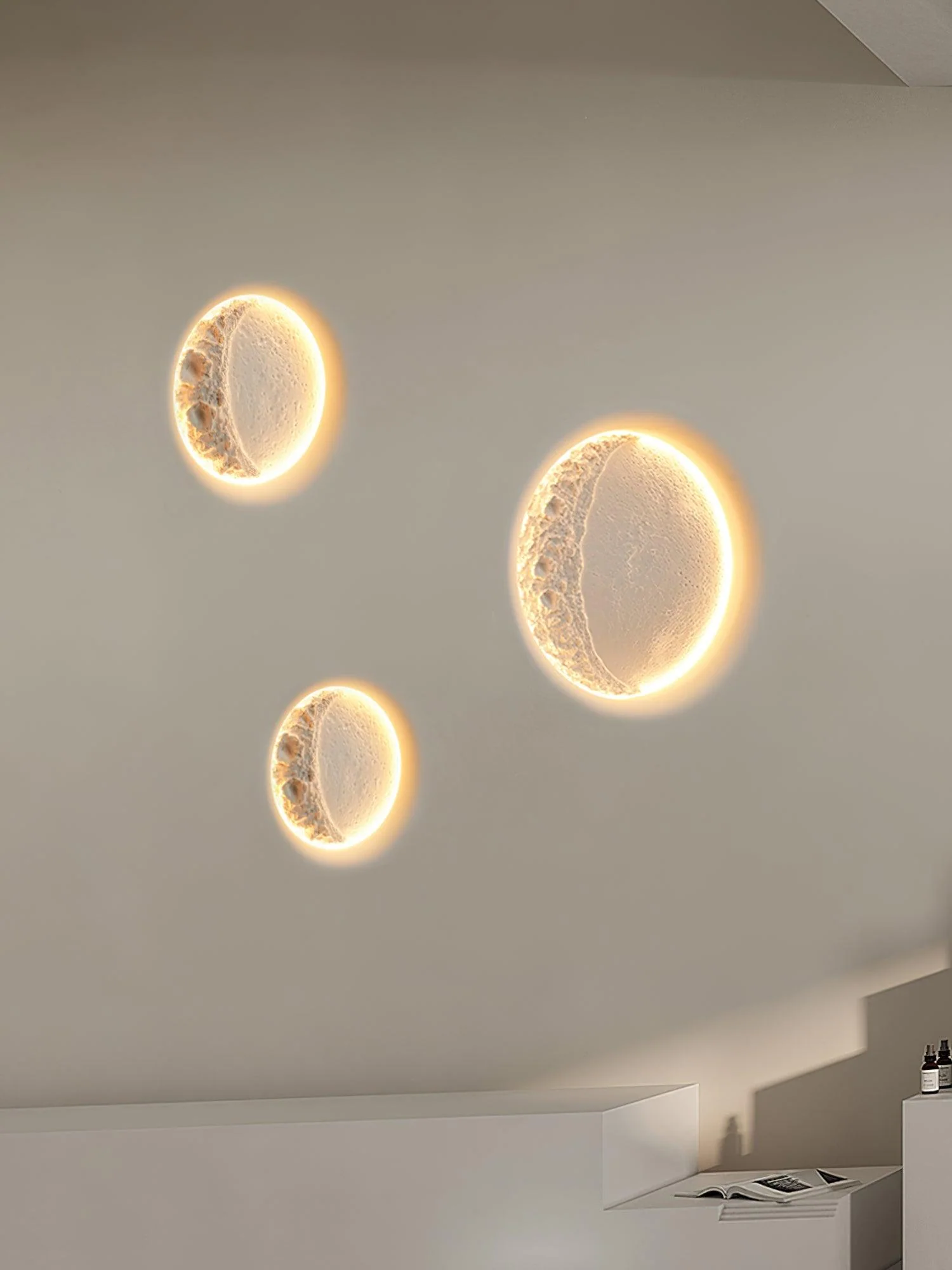 Gypsum Moon Wall Lamp - Image 16