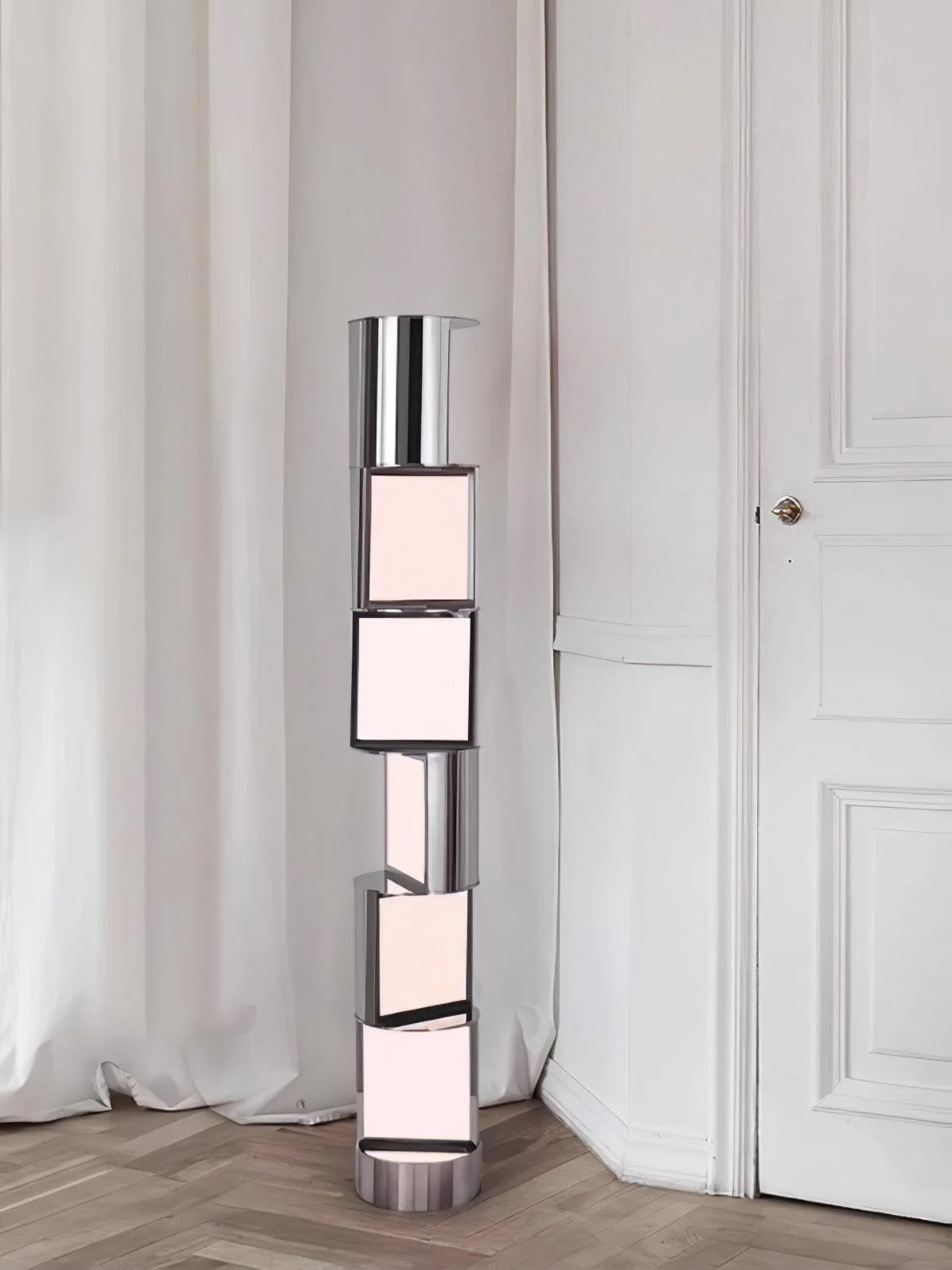 Half Cylindrical Rotating Floor Lamp - Image 12