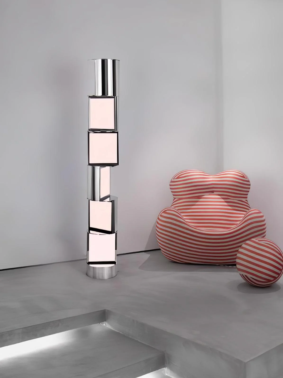 Half Cylindrical Rotating Floor Lamp - Image 14