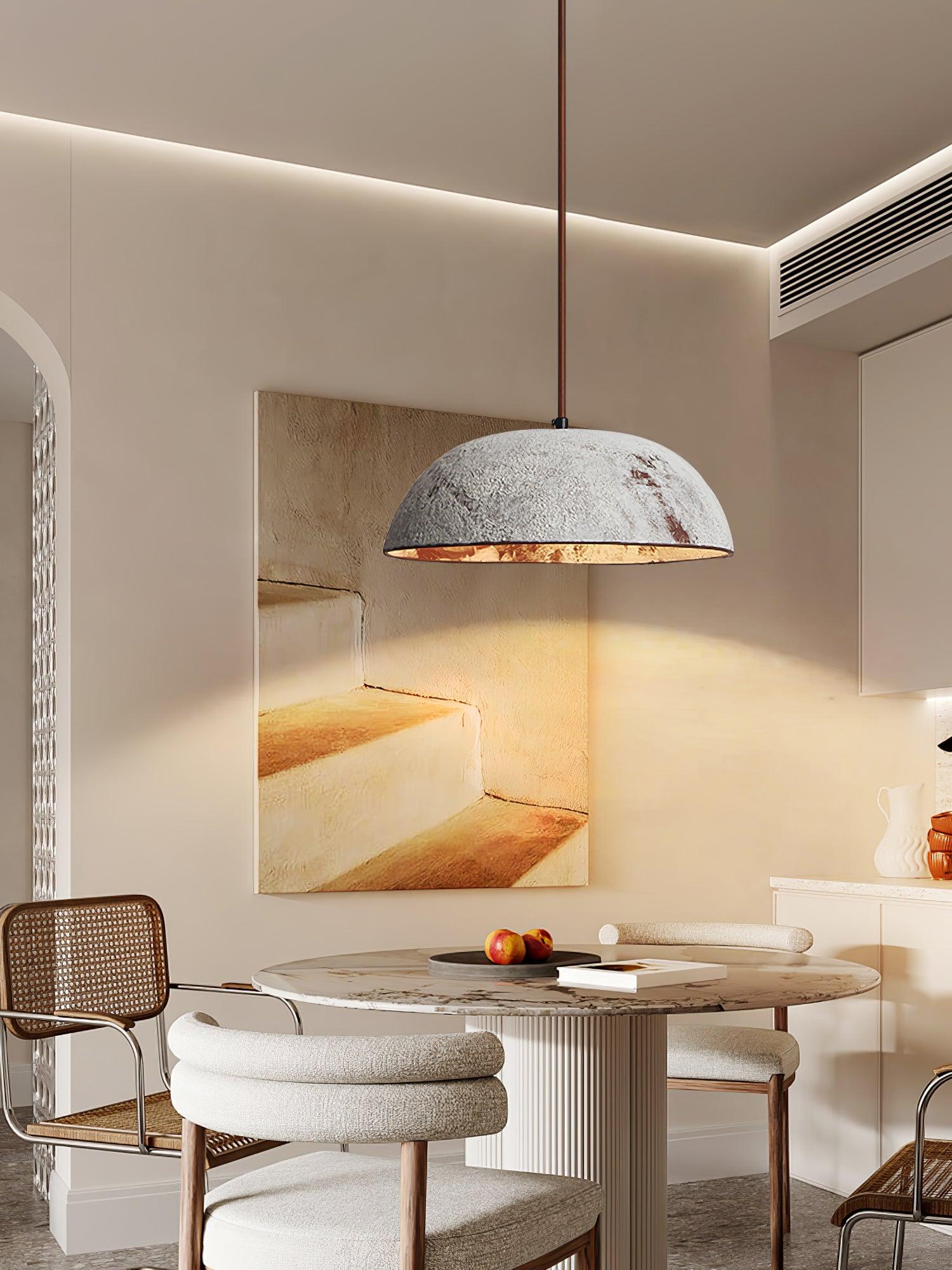 Half Dome Vintage Ceramic Pendant Lamp - Image 21
