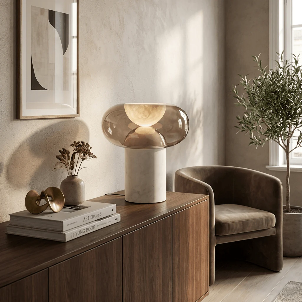Halo Alabaster Table Lamp - Image 7