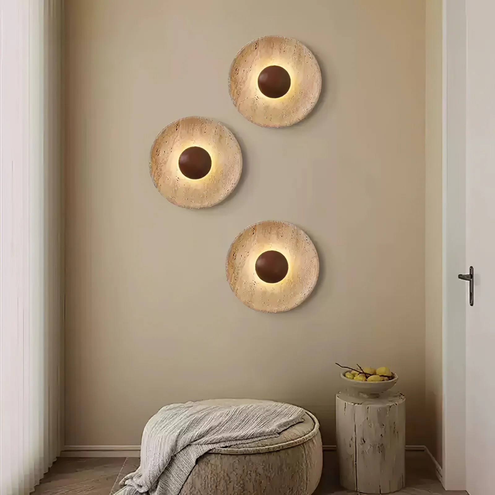 Halo Travertine Wall Light - Image 10