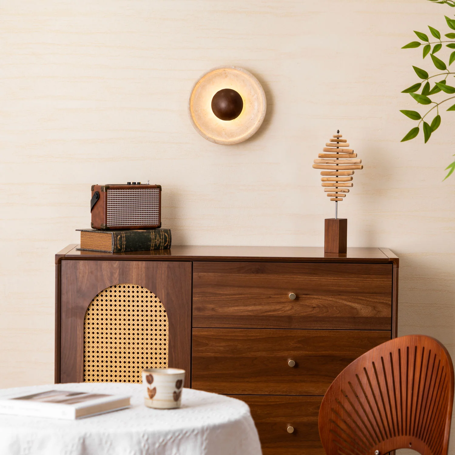 Halo Travertine Wall Light - Image 12