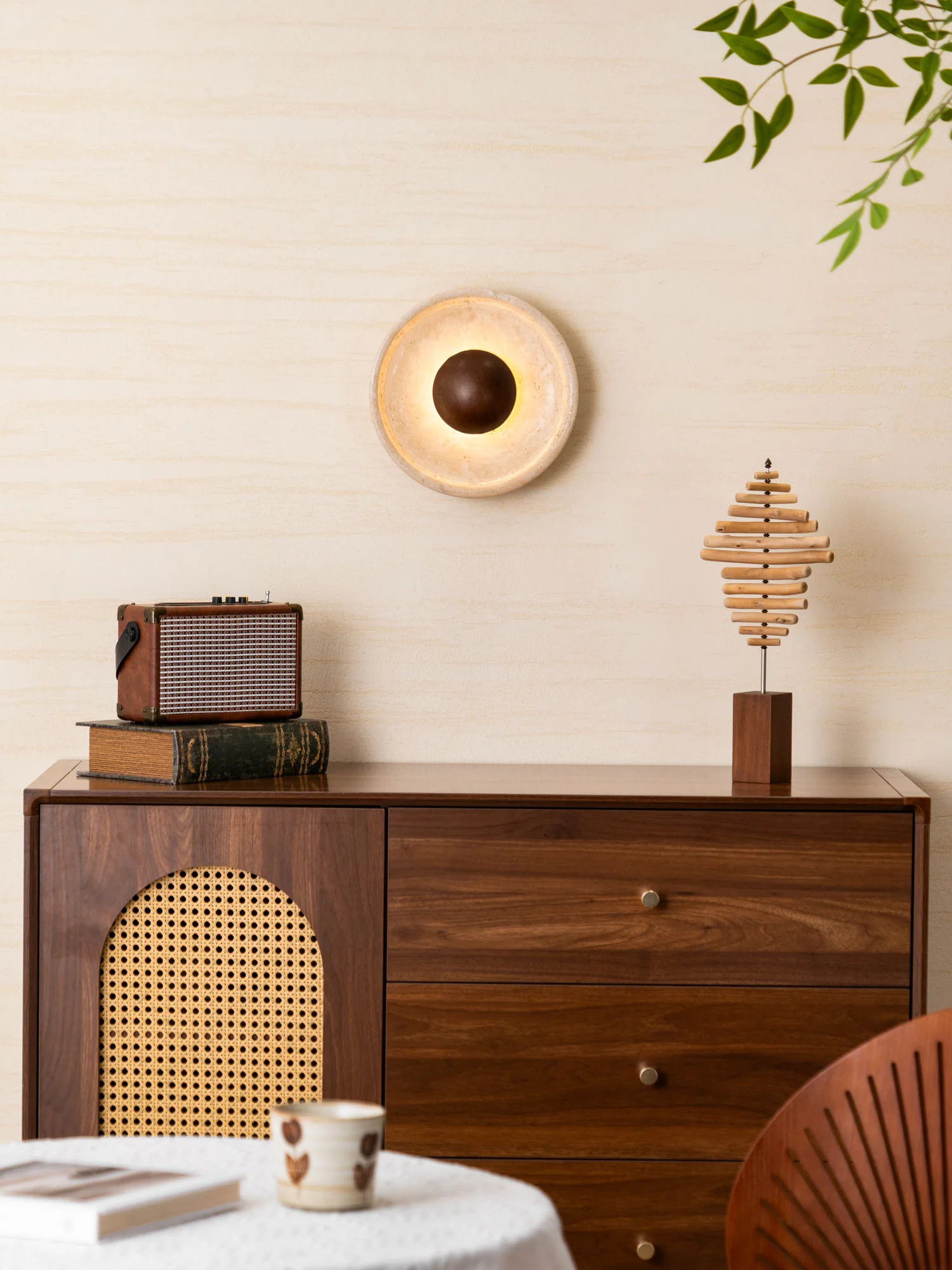 Halo Travertine Wall Light - Image 16