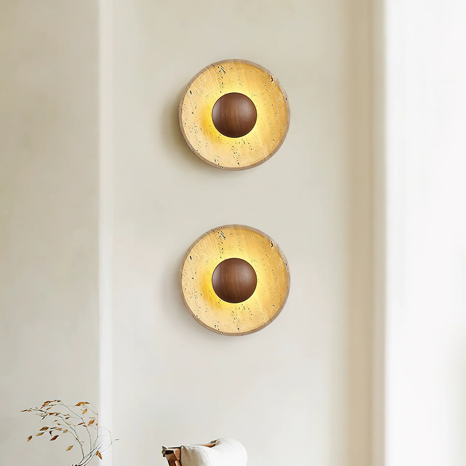 Halo Travertine Wall Light - Image 6