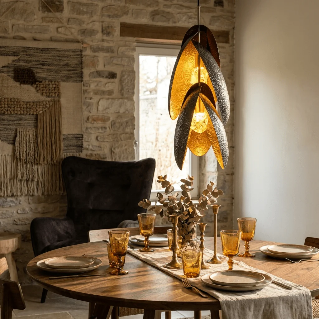 Hammered Pendant Lamp - Image 9