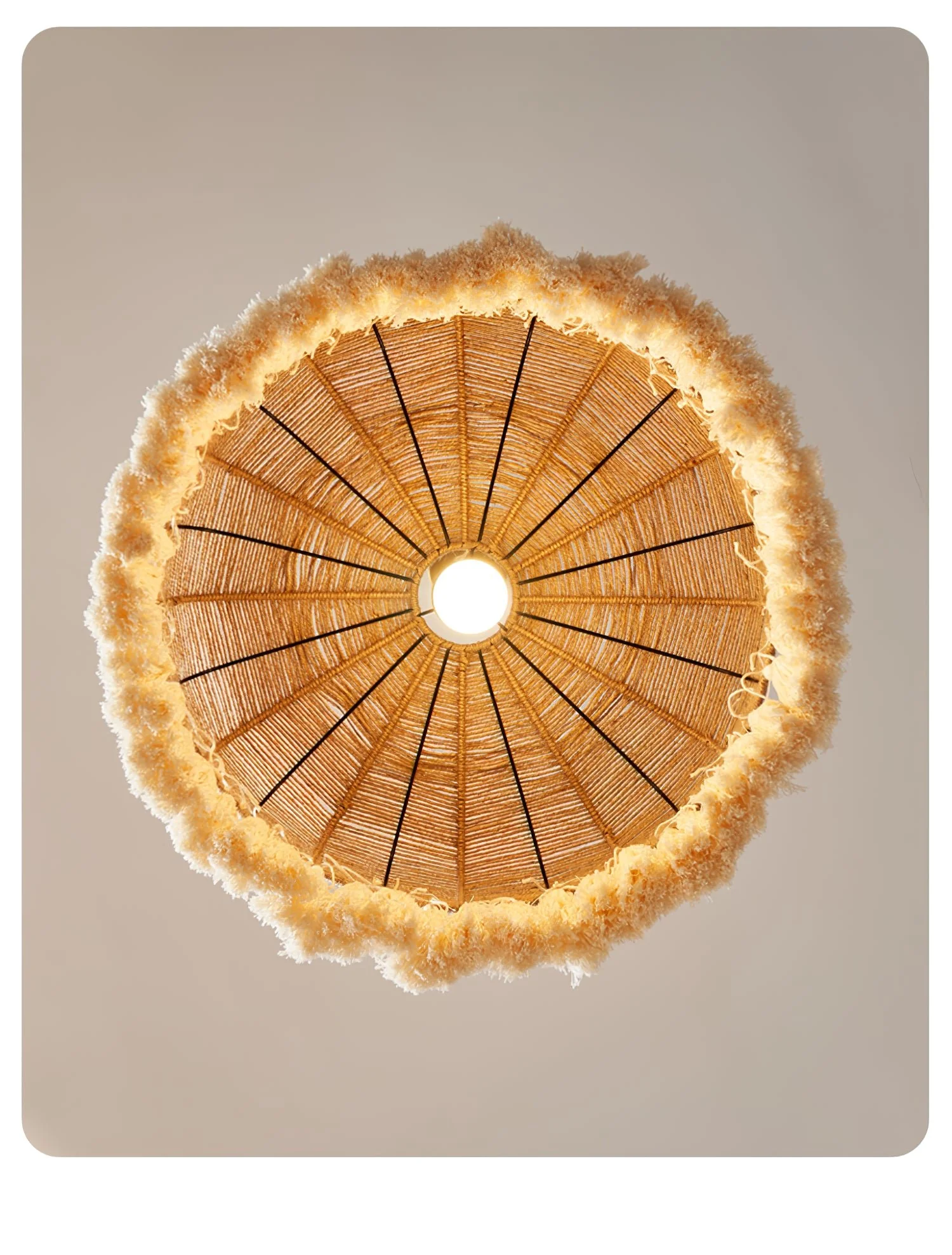 Handwoven Jute Pendant Light - Image 14