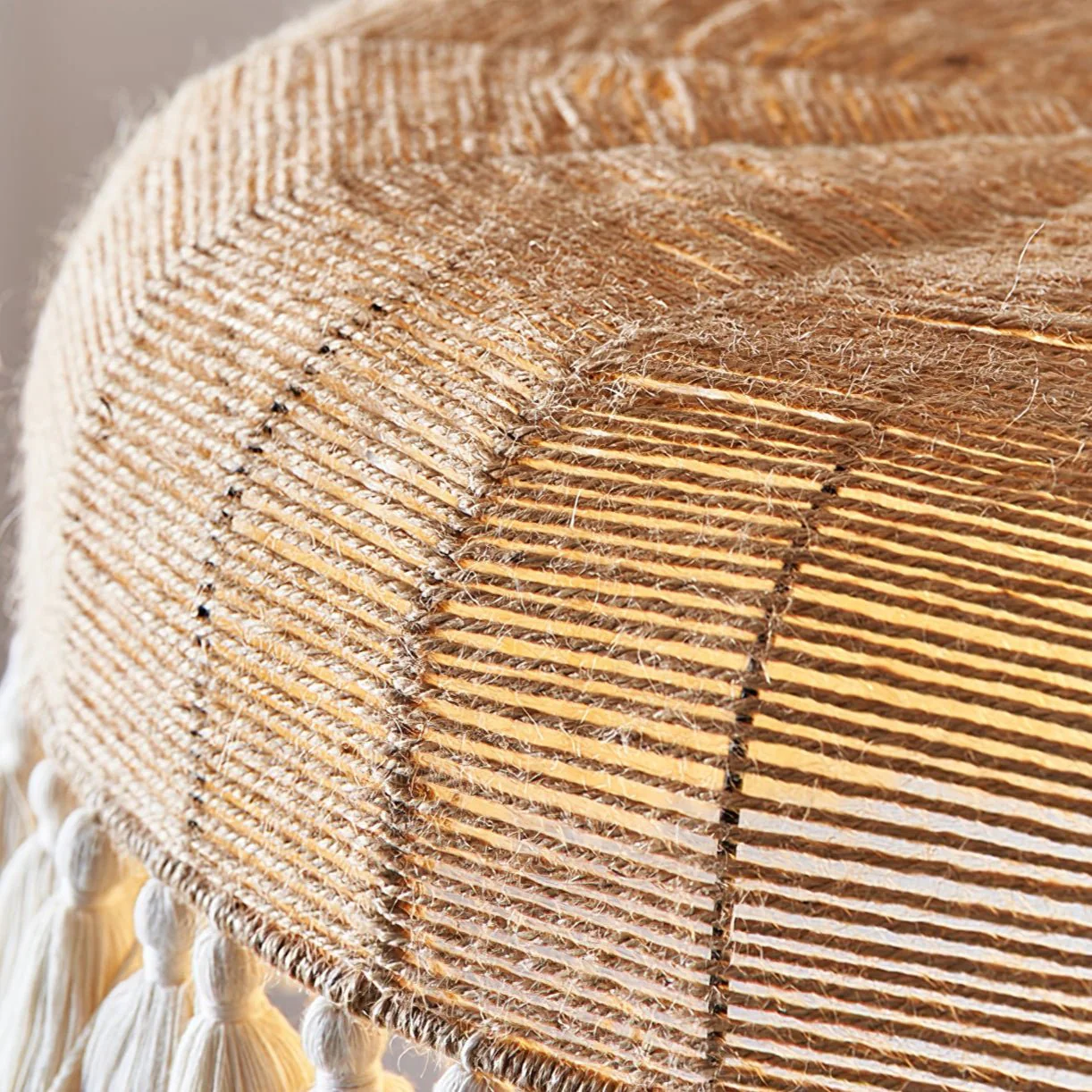 Handwoven Jute Pendant Light - Image 8