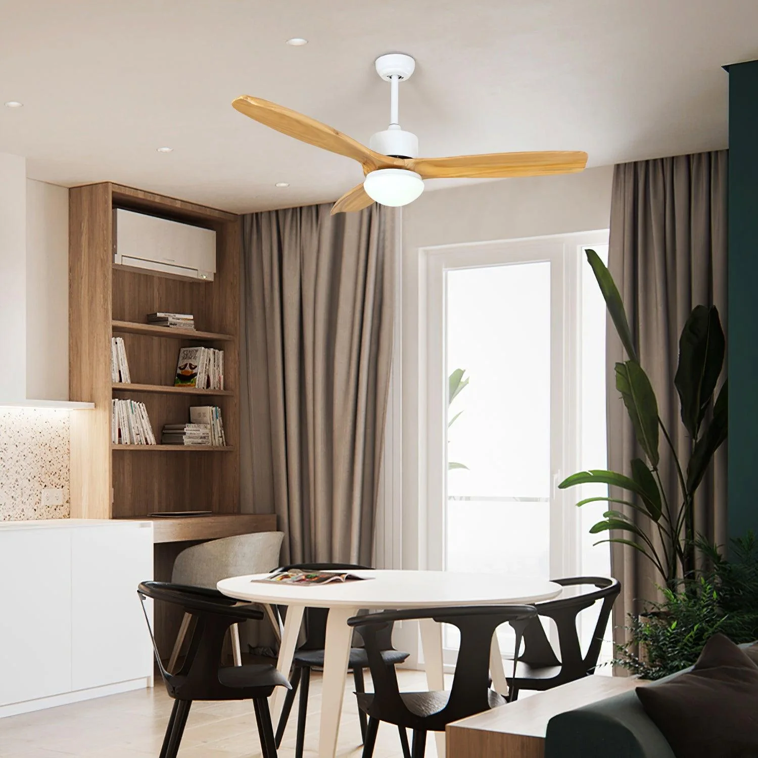 Harborough 3 Ceiling Fan Light - Image 3