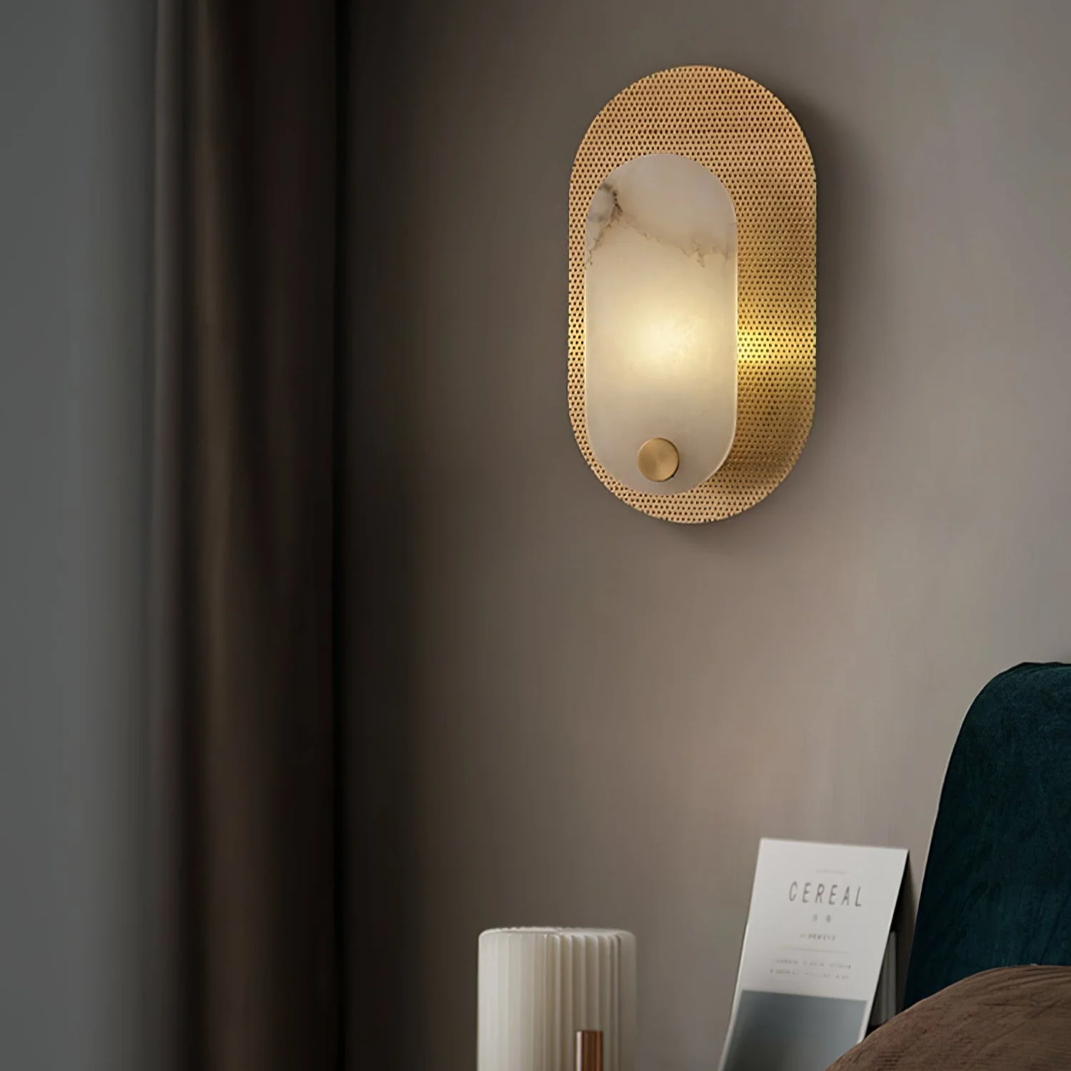 Harlan Alabaster Wall Light - Image 5