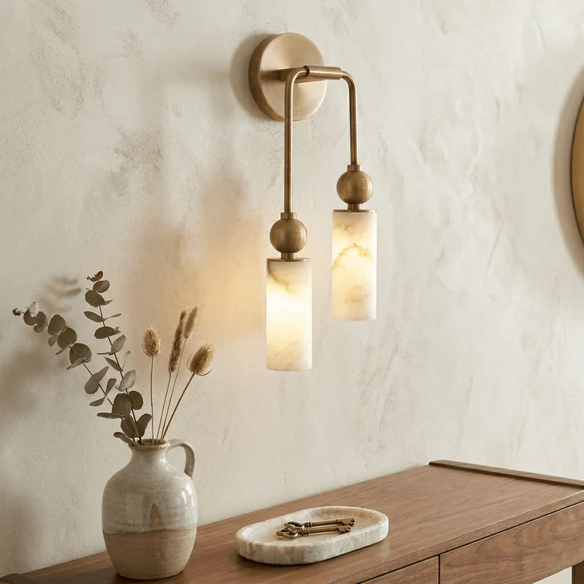 Harlin Alabaster Wall Lamp - Image 2